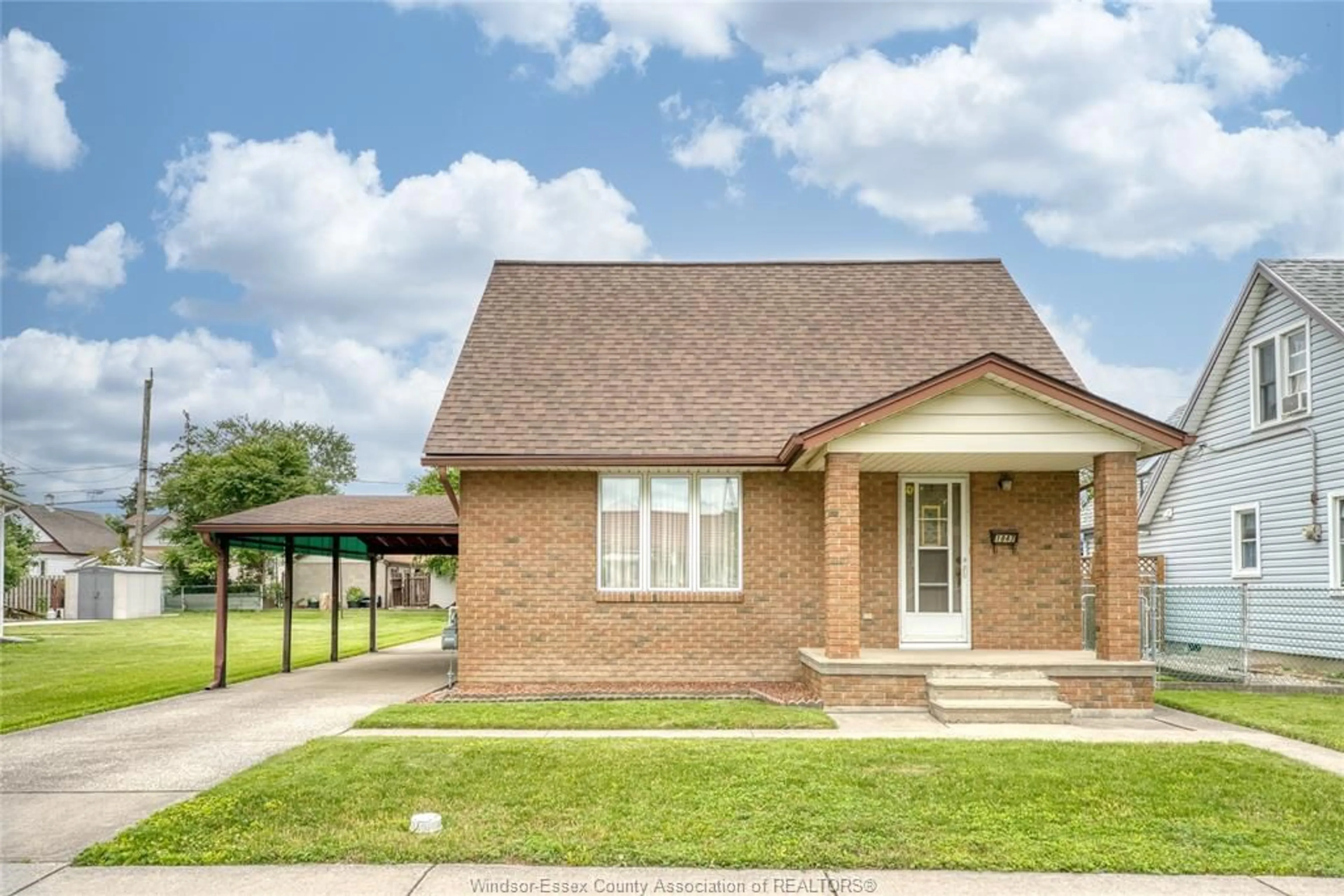 Home with brick exterior material, street for 1847 Albert, Windsor Ontario N8W 3X1