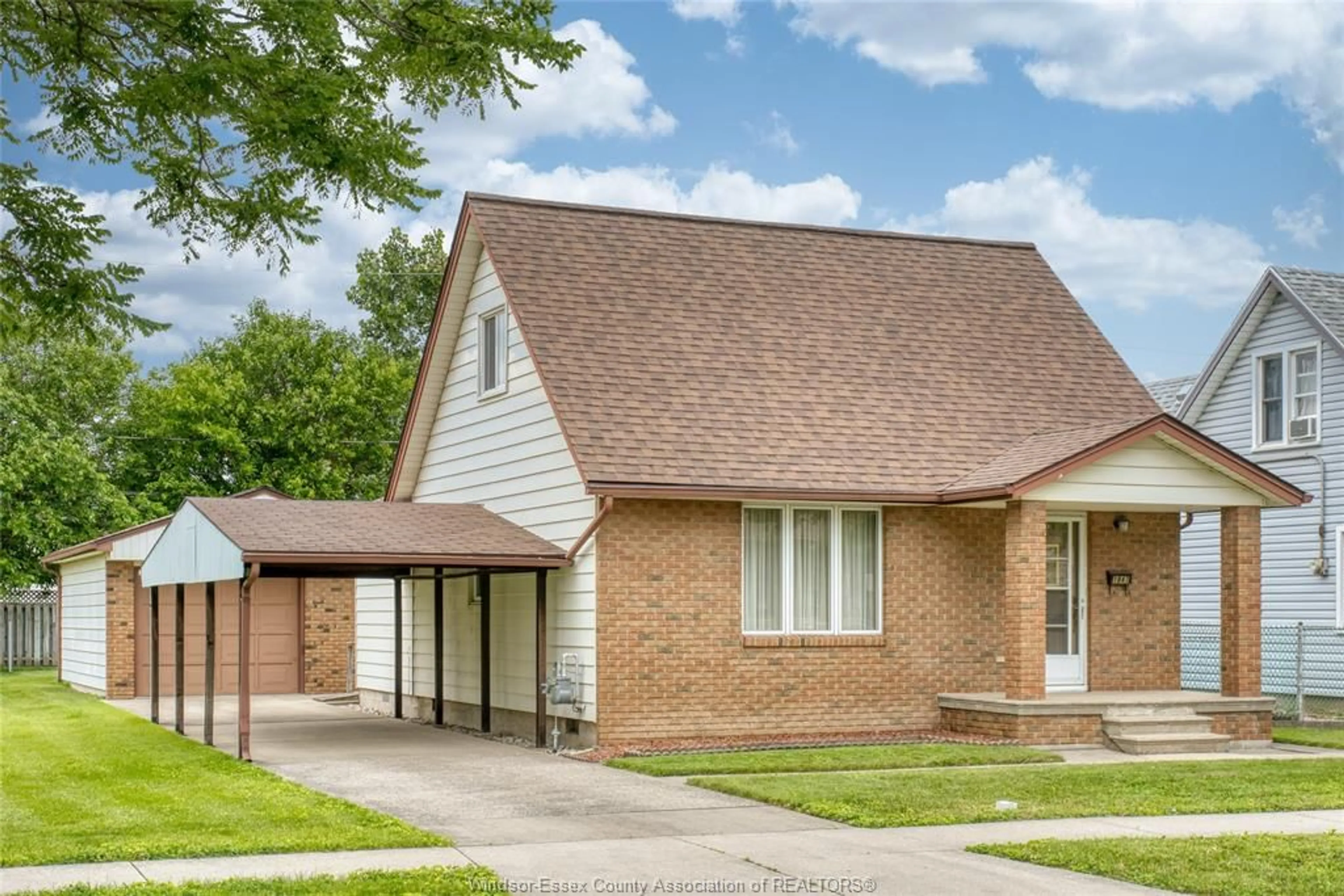 Home with brick exterior material, street for 1847 Albert, Windsor Ontario N8W 3X1