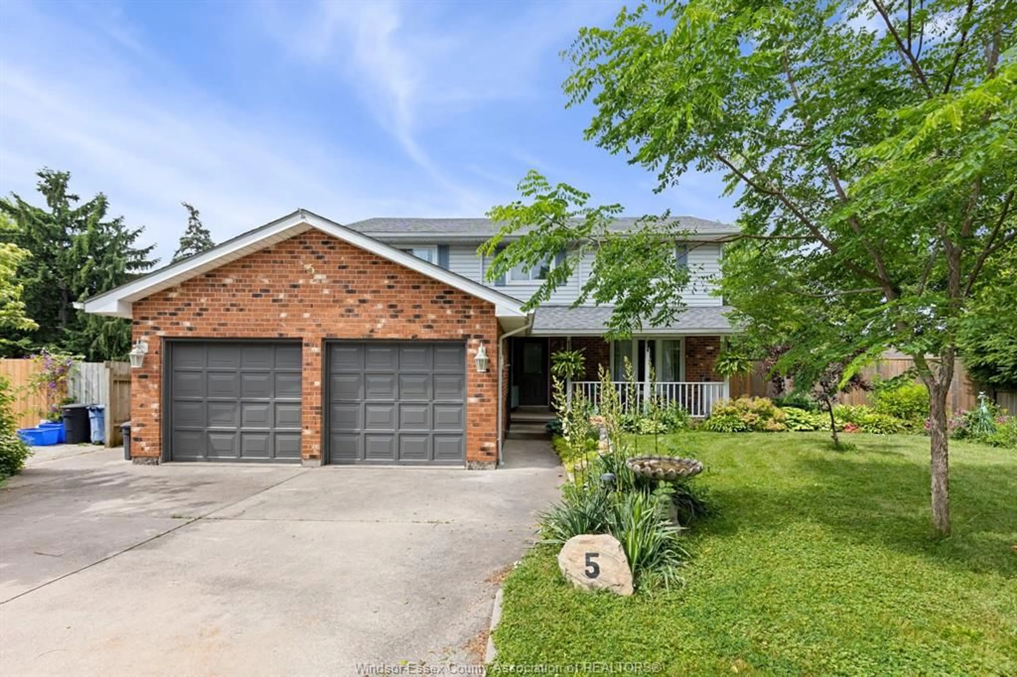 Home with brick exterior material, street for 5 ATLANTIC Crt, Amherstburg Ontario N9V 3P5