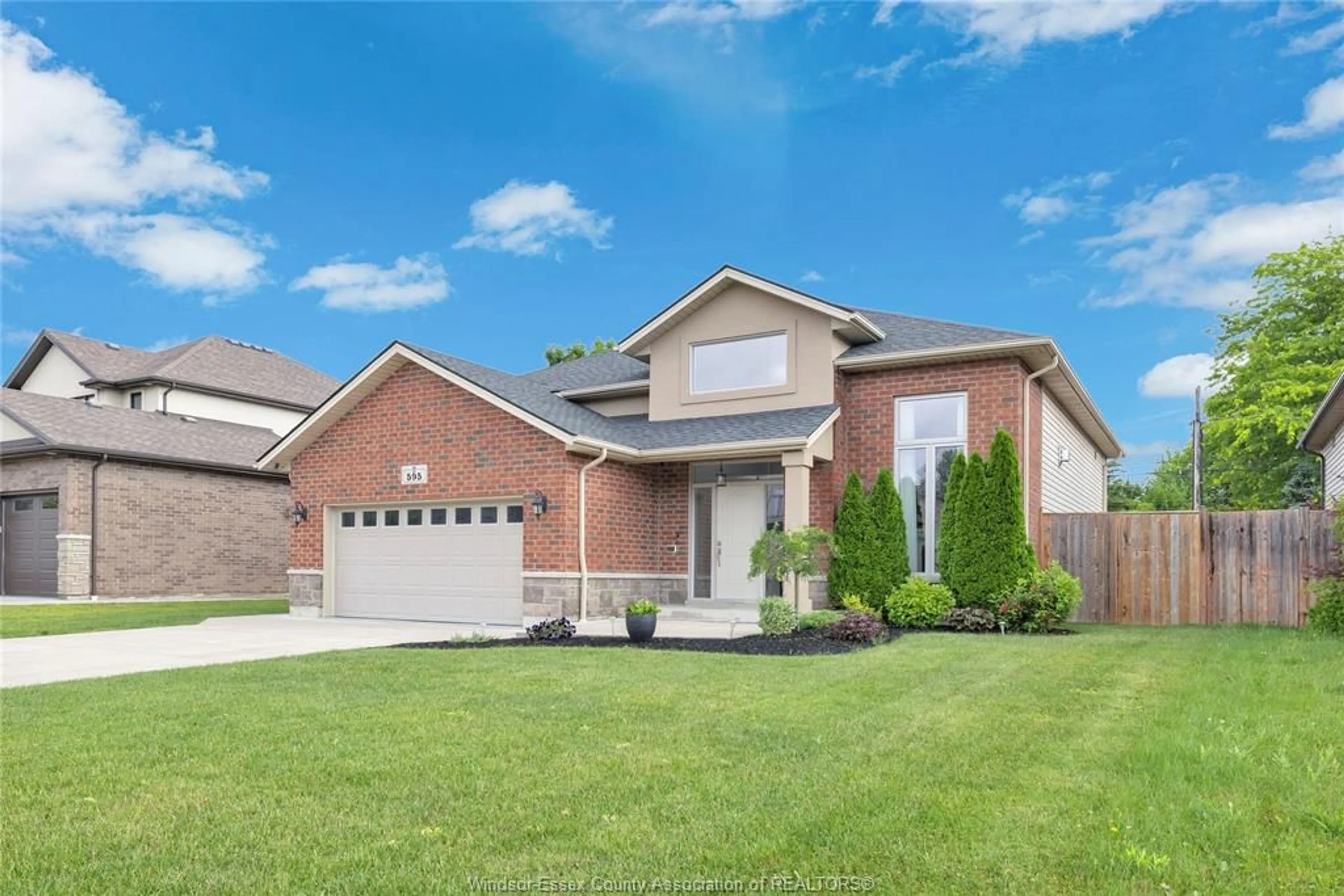 Home with brick exterior material, street for 595 DONLON St, LaSalle Ontario N9J 3Y3