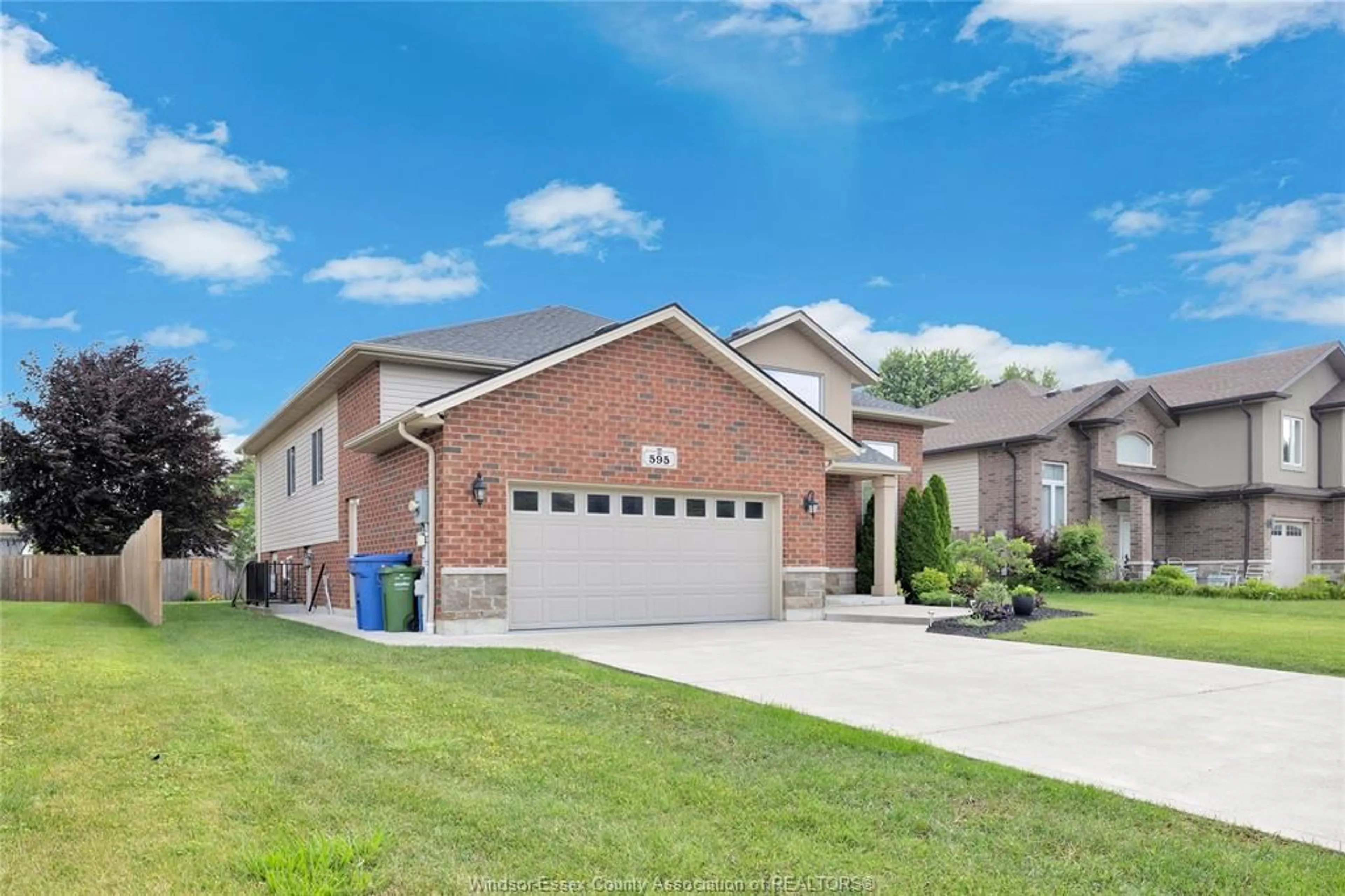 Home with brick exterior material, street for 595 DONLON St, LaSalle Ontario N9J 3Y3