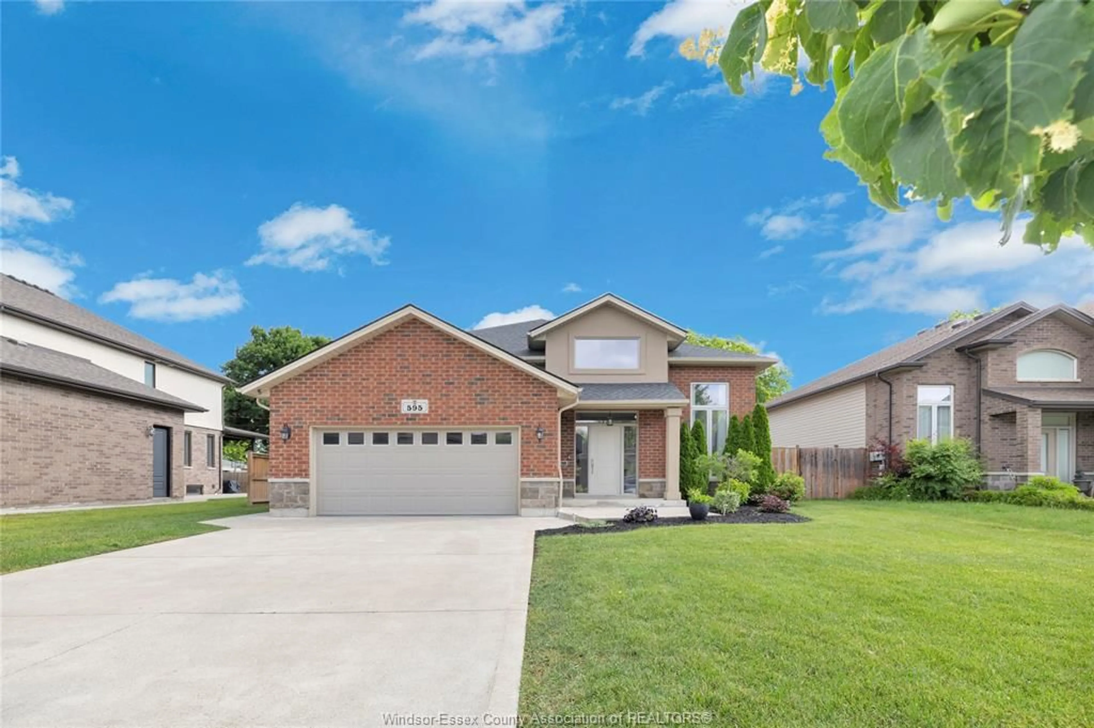 Home with brick exterior material, street for 595 DONLON St, LaSalle Ontario N9J 3Y3