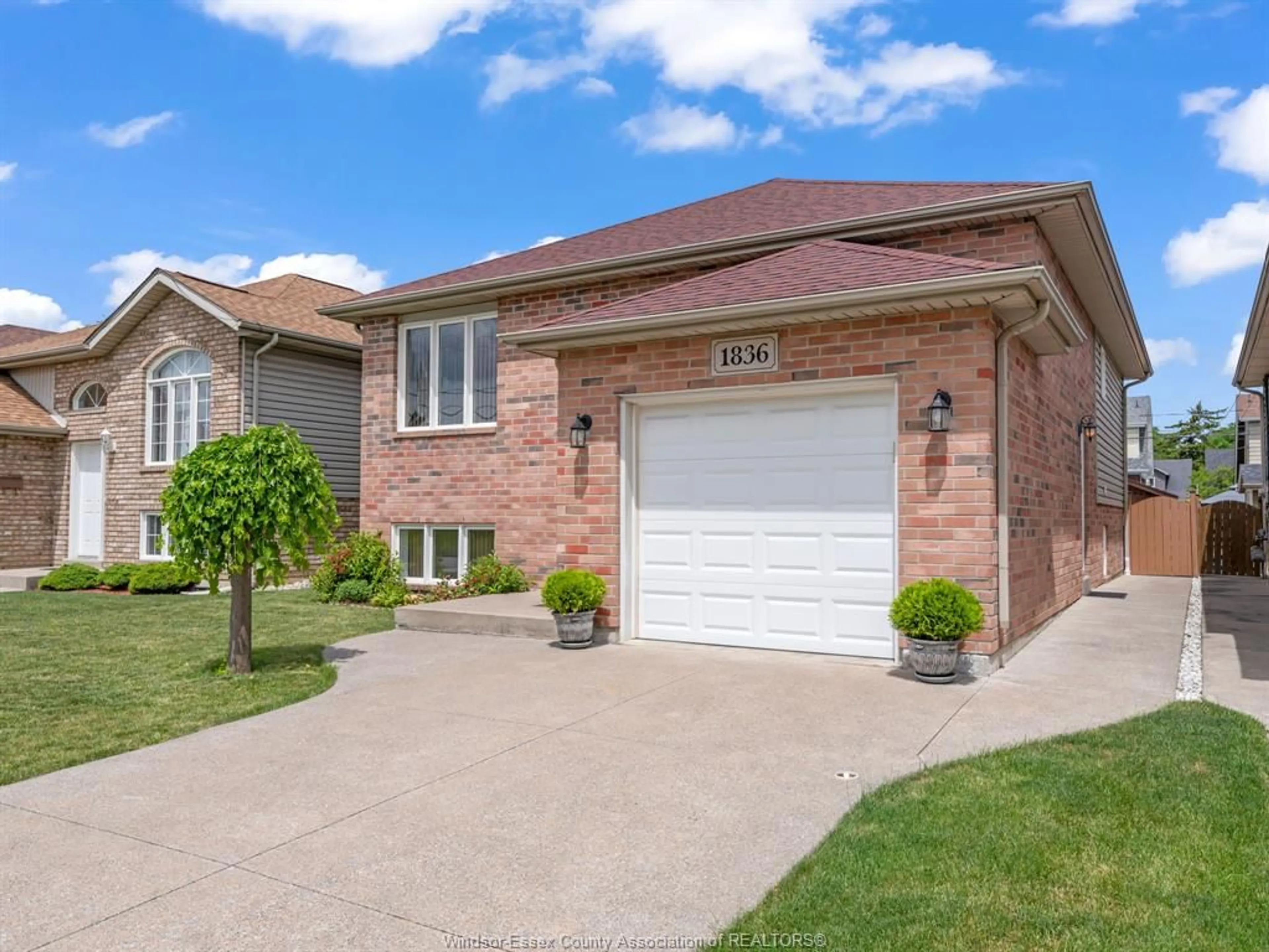 Home with brick exterior material, street for 1836 SHEPHERD, Windsor Ontario N8Y 1T5
