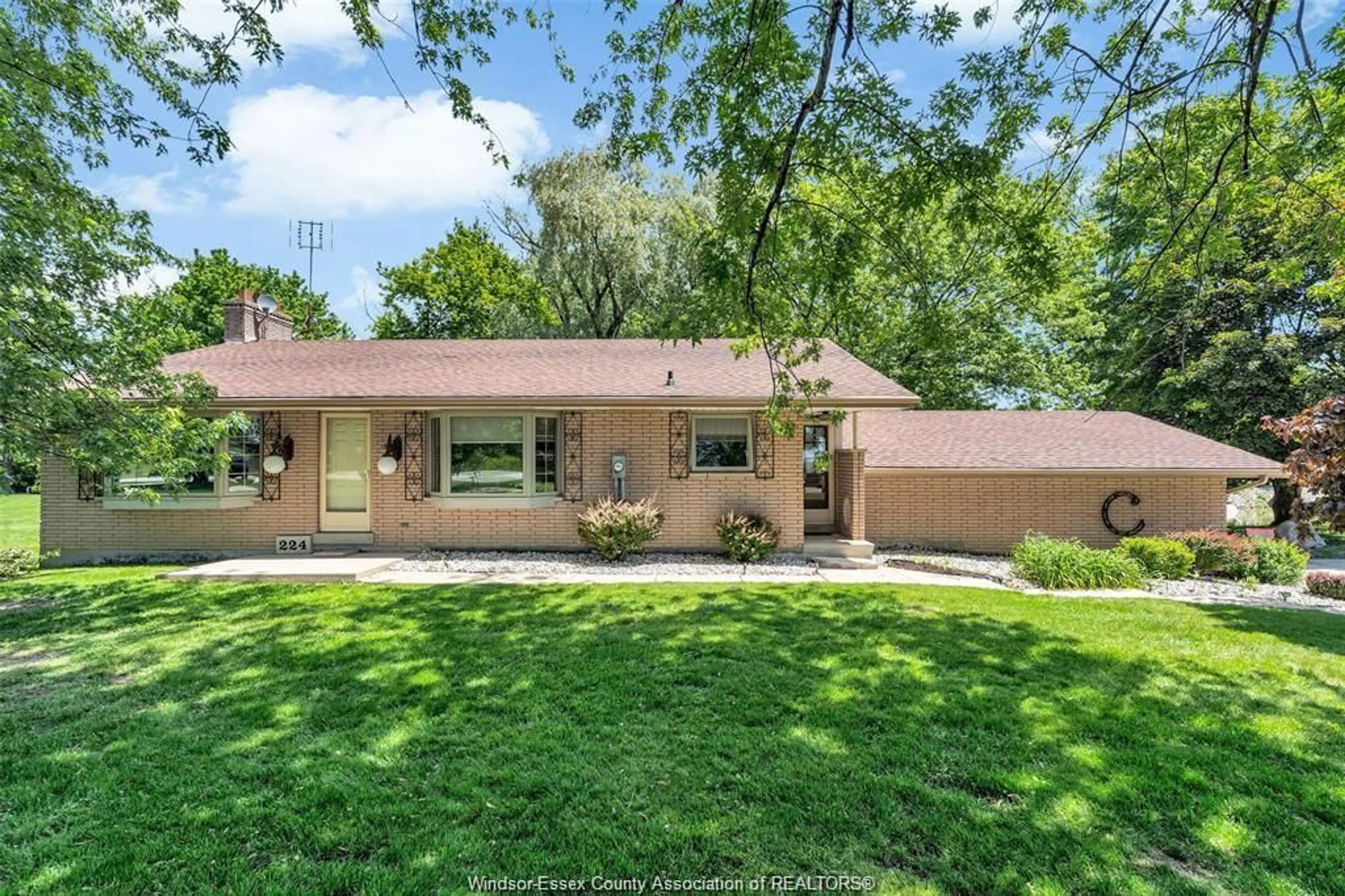 Home with brick exterior material, street for 224 WEST PIKE CREEK, Lakeshore Ontario N8N 2L9