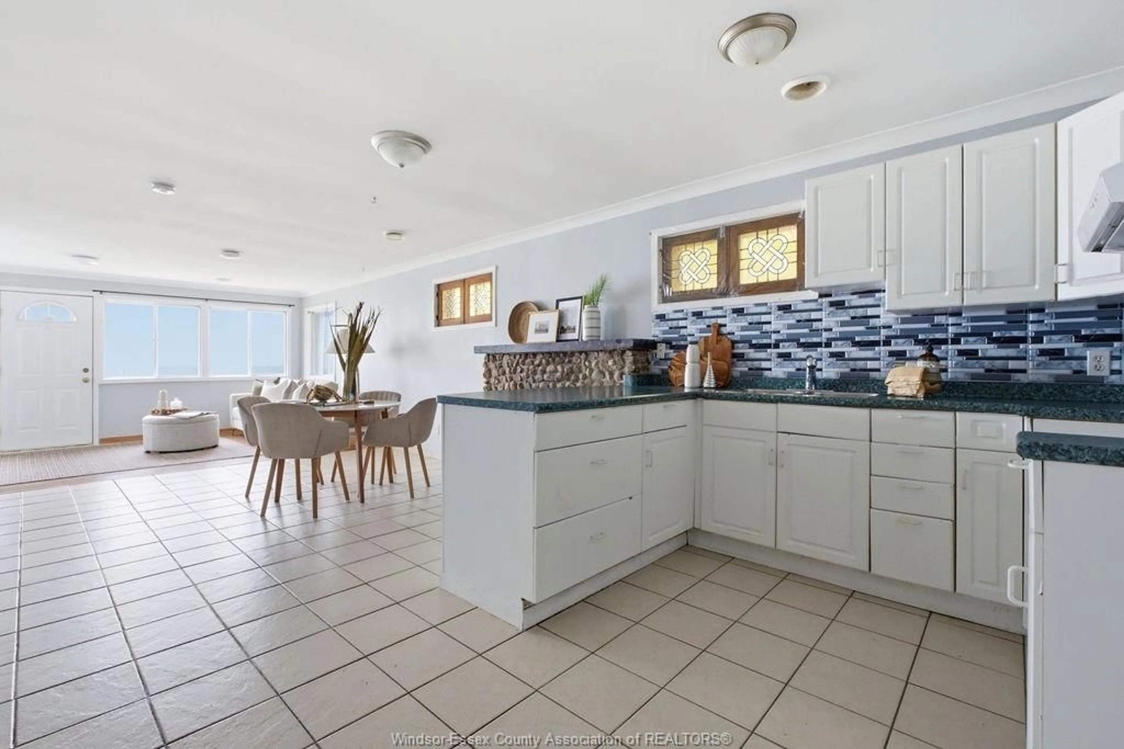 Open concept kitchen, ceramic/tile floor for 1455-1457 HERITAGE Rd, Kingsville Ontario N9Y 2E6