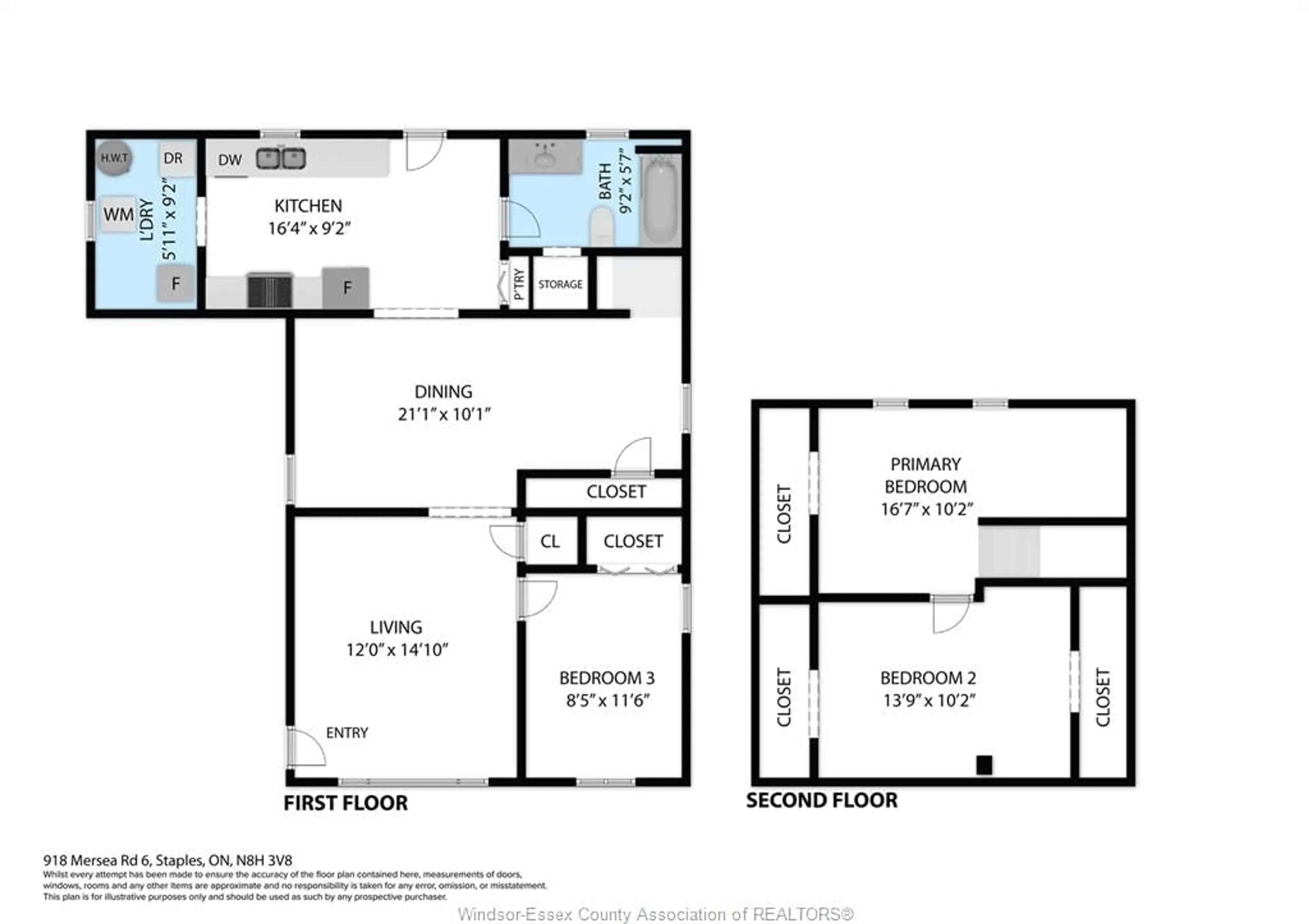 Floor plan for 918 Mersea Road 6, Leamington Ontario N8H 3V8