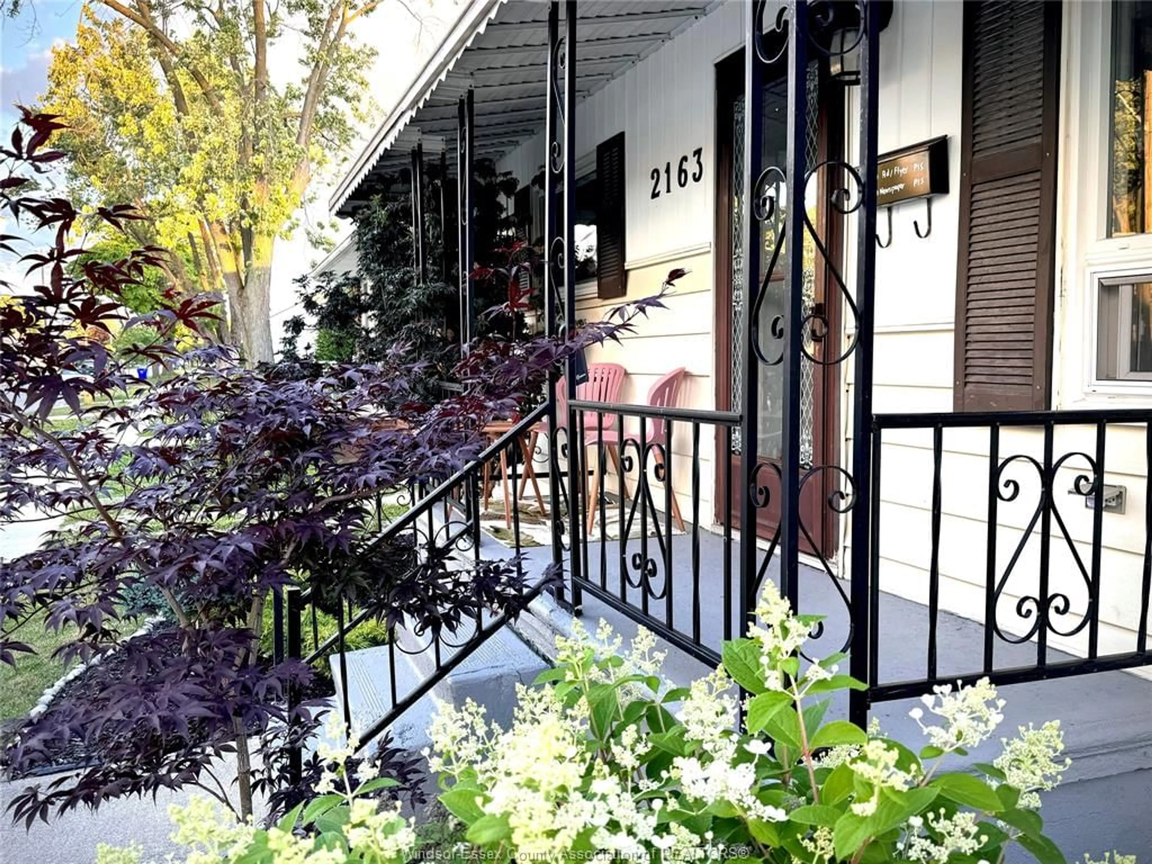 Patio, street for 2163 WELLESLEY Ave, Windsor Ontario N8W 2E8