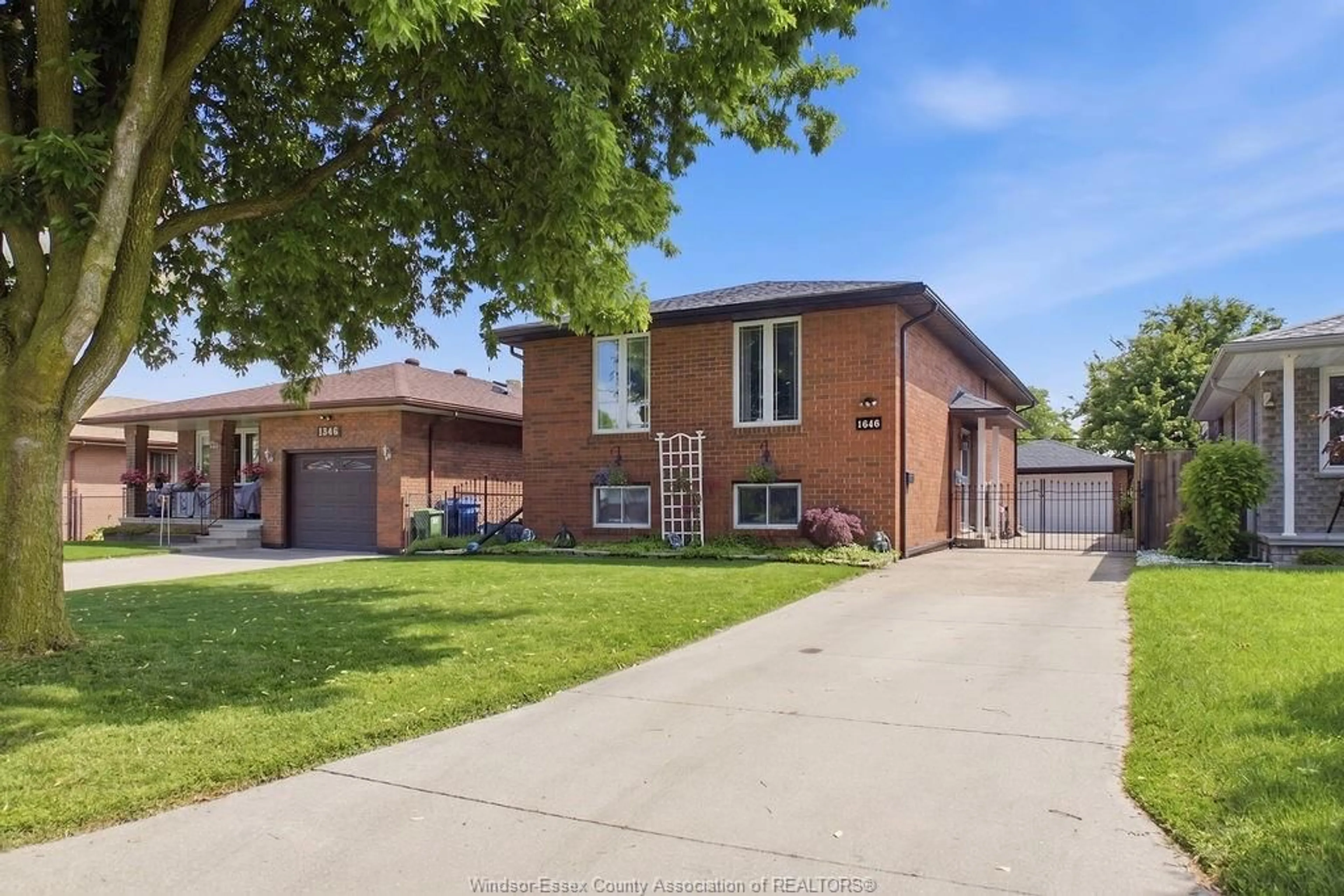 Home with brick exterior material, street for 1646 LANGLOIS Ave, Windsor Ontario N8X 4M5