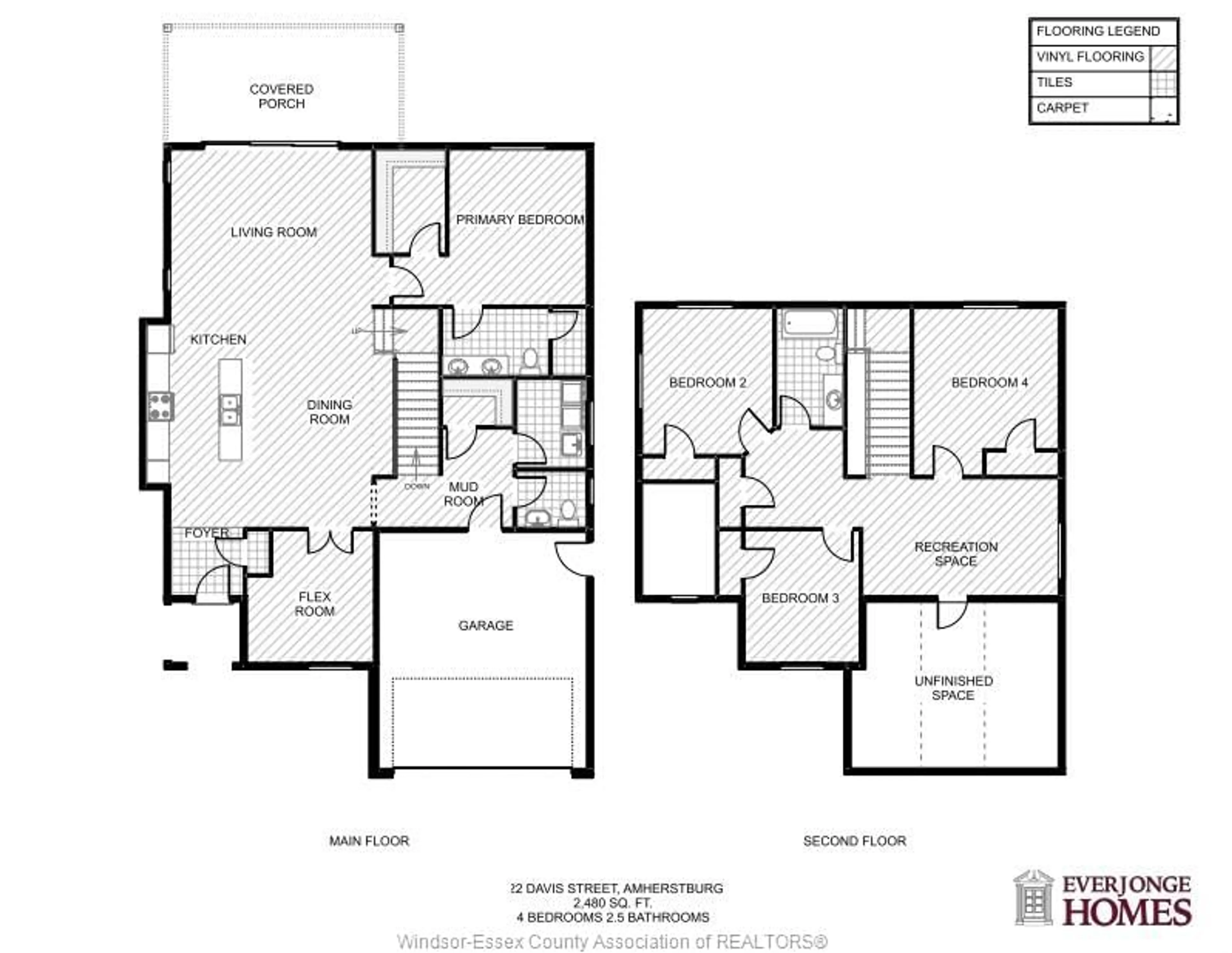 Floor plan for 122 Davis, Amherstburg Ontario N9V 0G9