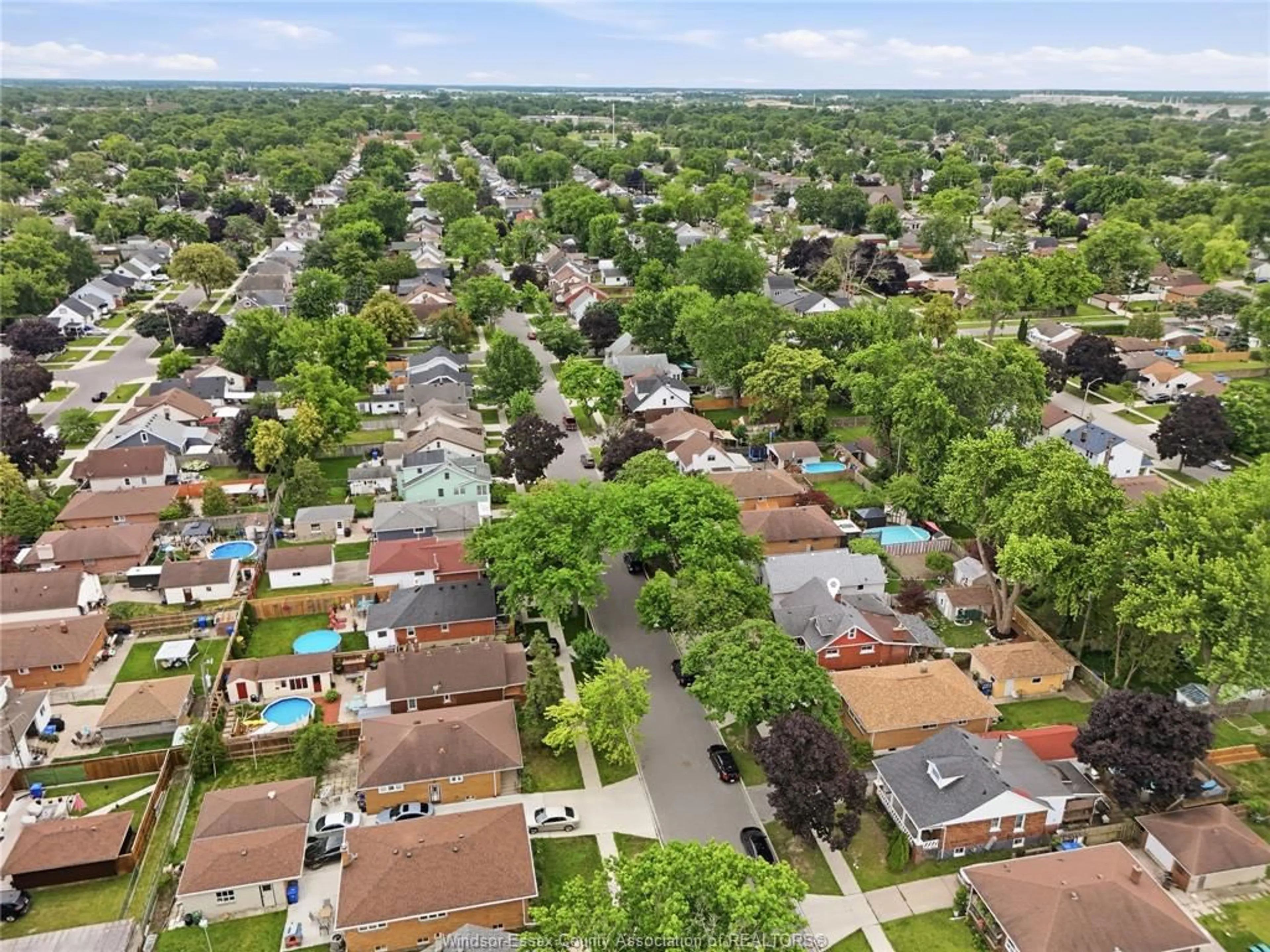 A pic from outside/outdoor area/front of a property/back of a property/a pic from drone, street for 1351 FRANCOIS Rd, Windsor Ontario N8Y 4L2