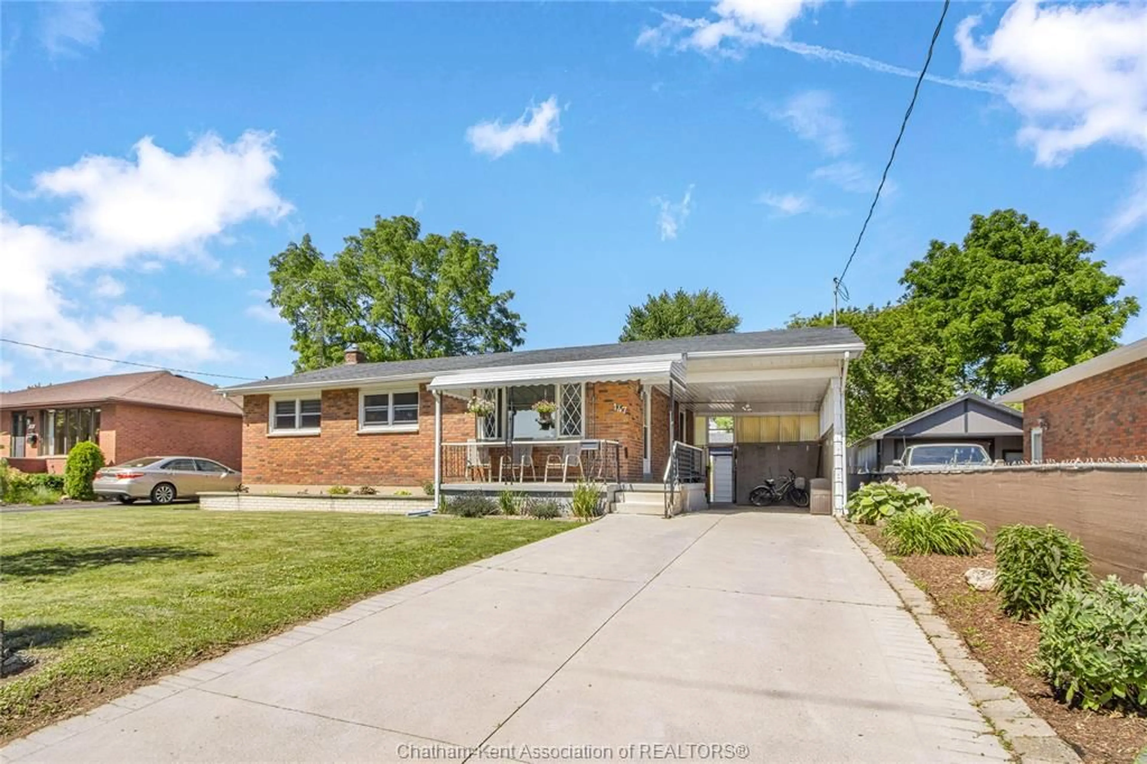 Home with brick exterior material, street for 147 COVERDALE St, Chatham Ontario N7L 2V1