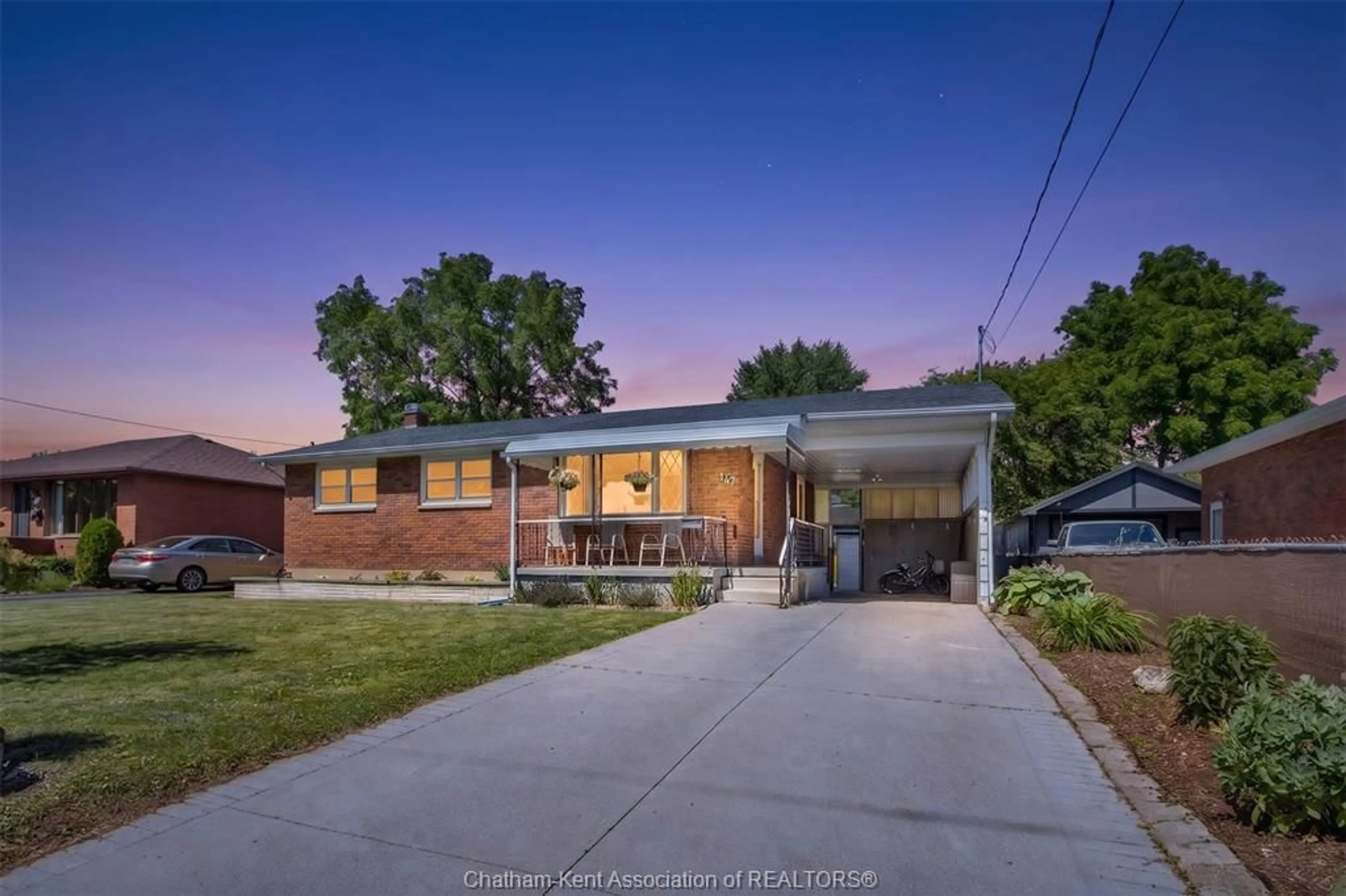 Home with brick exterior material, street for 147 COVERDALE St, Chatham Ontario N7L 2V1