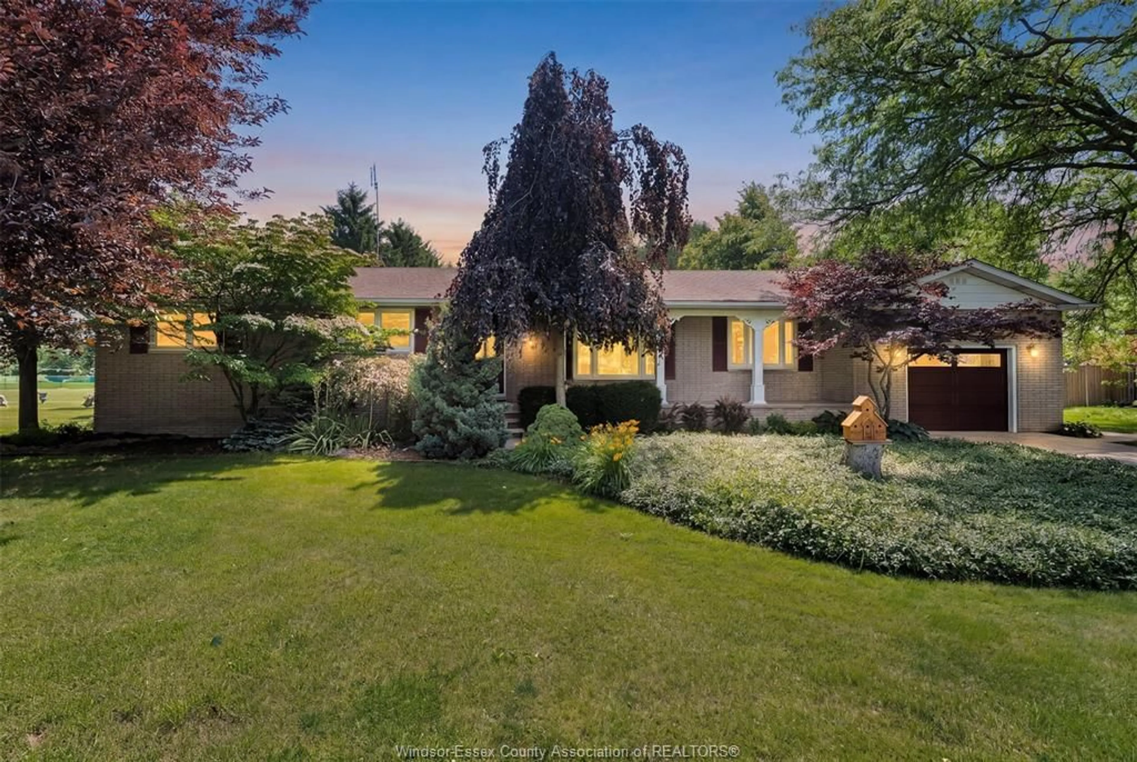 A pic from outside/outdoor area/front of a property/back of a property/a pic from drone, street for 2348 COUNTY RD 27, Woodslee Ontario N0R 1V0