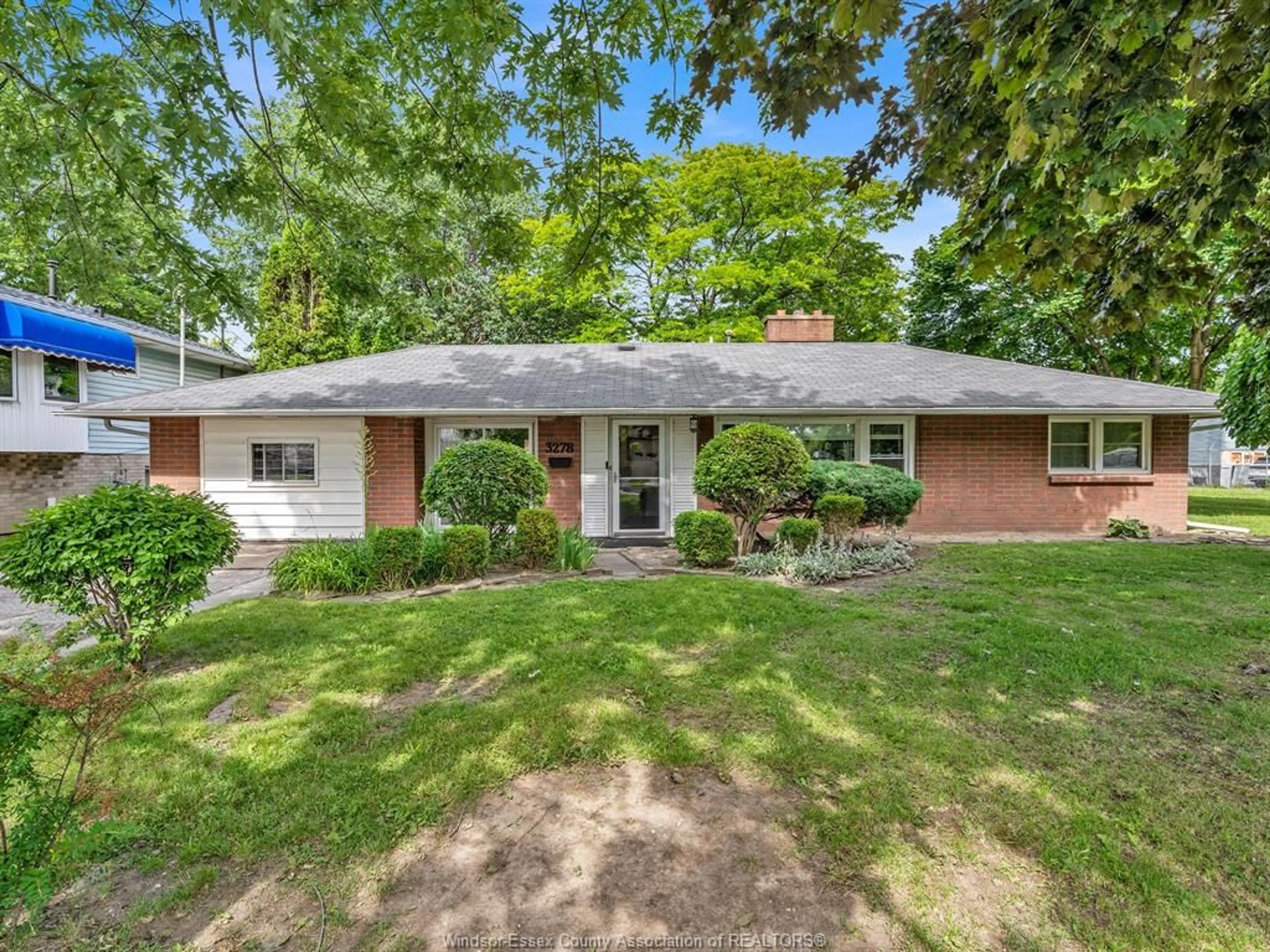 Home with brick exterior material, street for 3278 CLEMENCEAU, Windsor Ontario N8T 2R7
