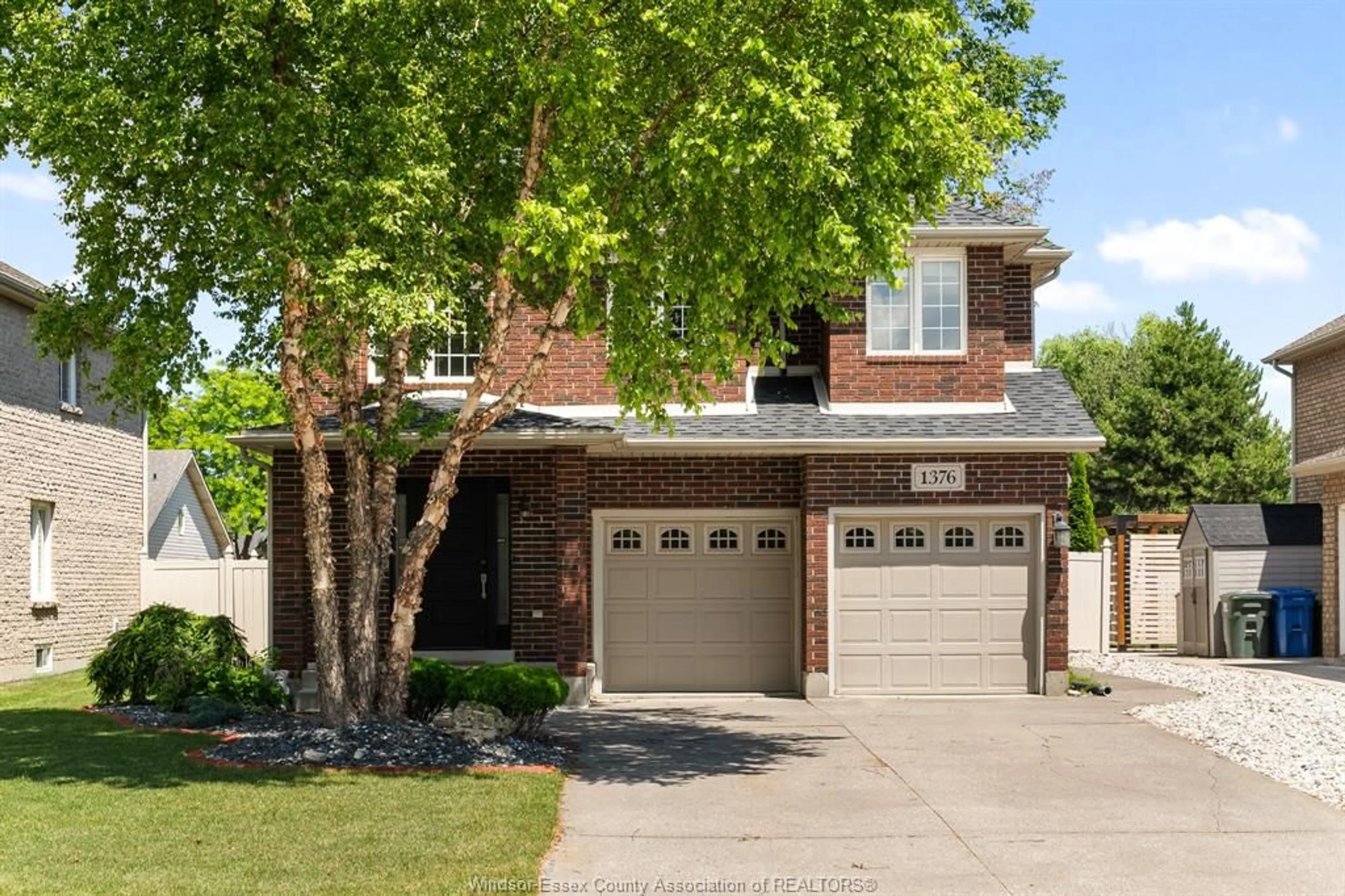 Home with brick exterior material, street for 1376 Lakeview Ave, Windsor Ontario N8P 1K7