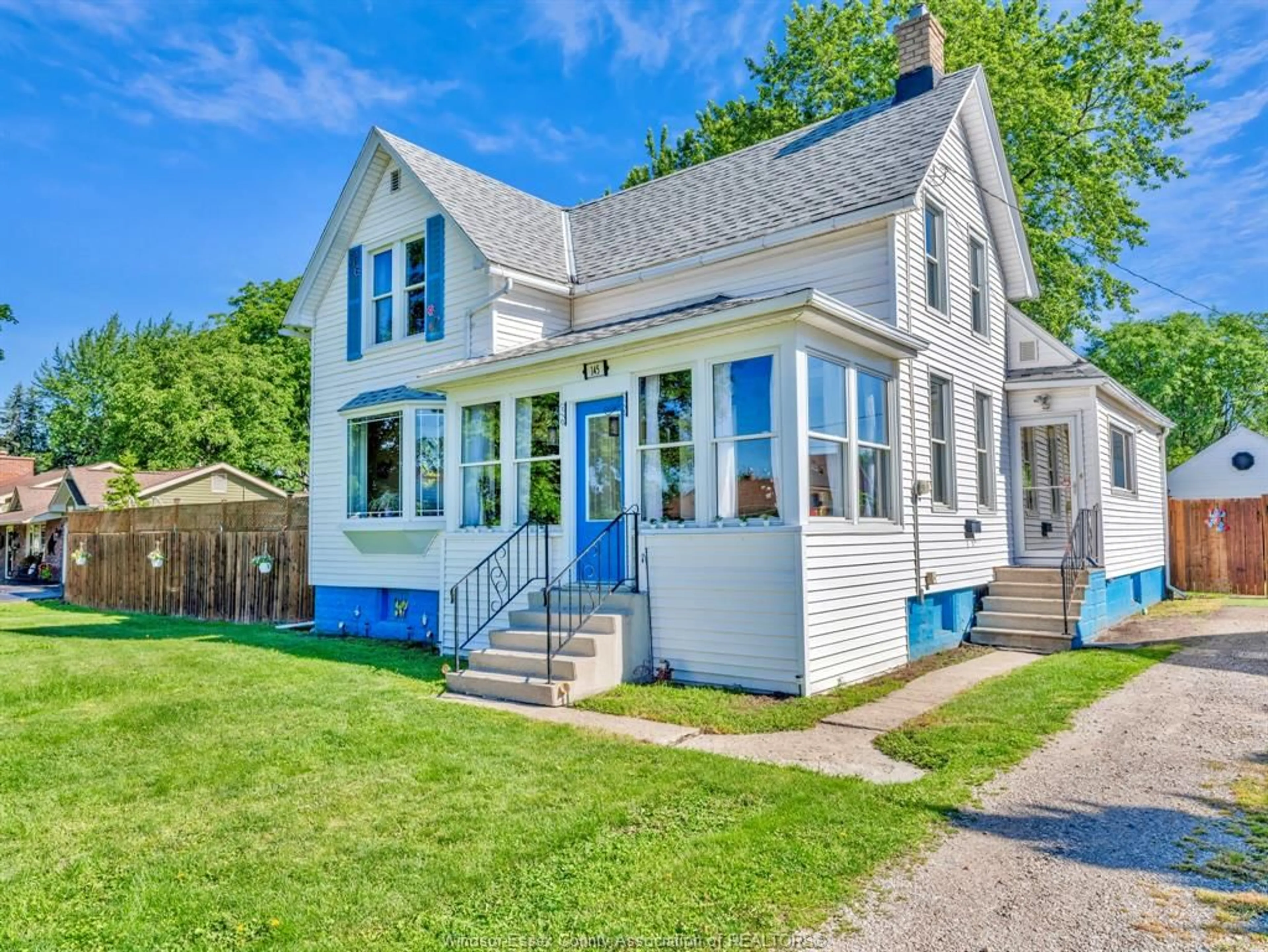 Home with vinyl exterior material, street for 145 Delaware, LaSalle Ontario N9J 1S1