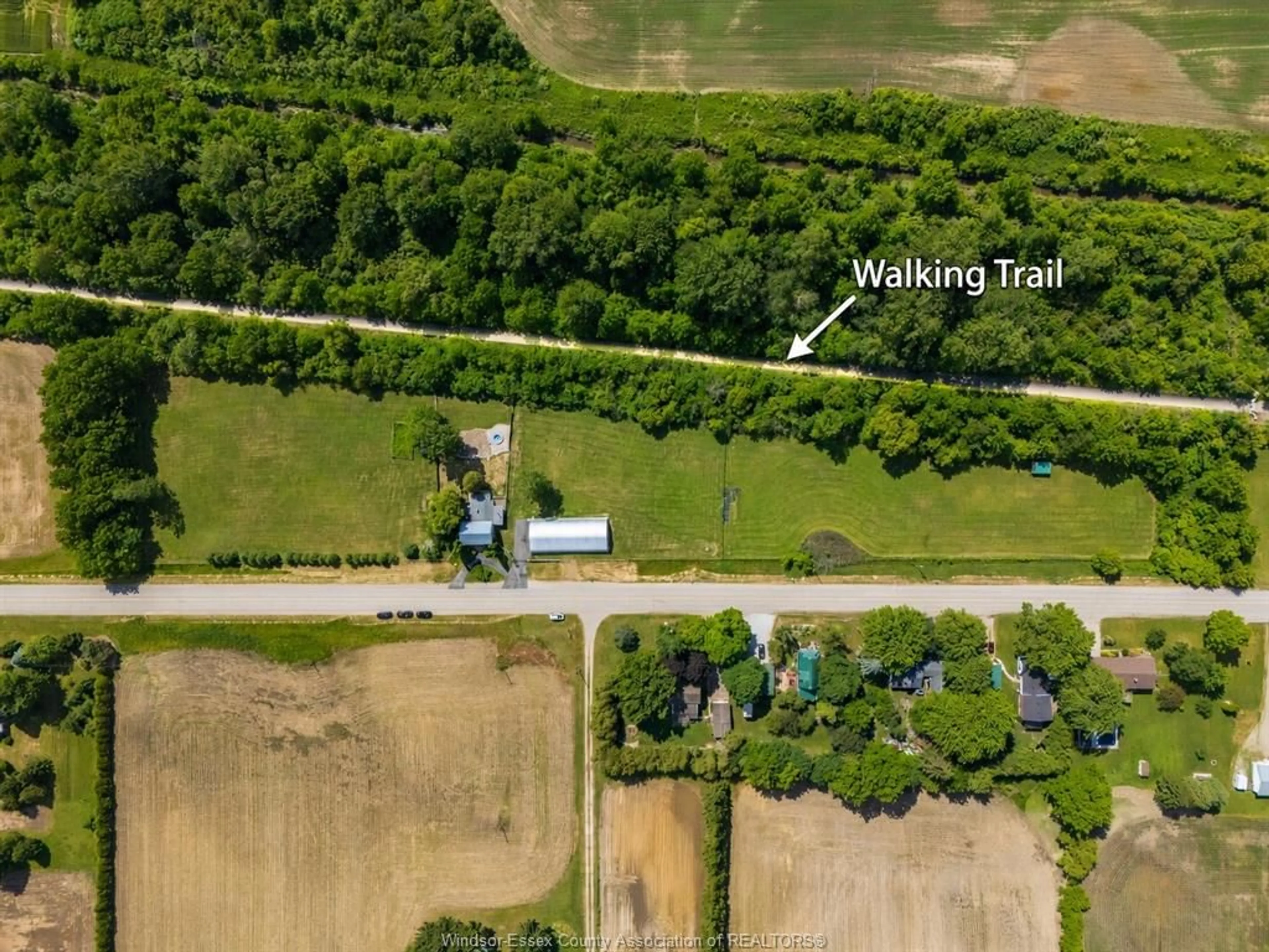 A pic from outside/outdoor area/front of a property/back of a property/a pic from drone, building for 15364 Muirkirk Line, Muirkirk Ontario N0L 1X0
