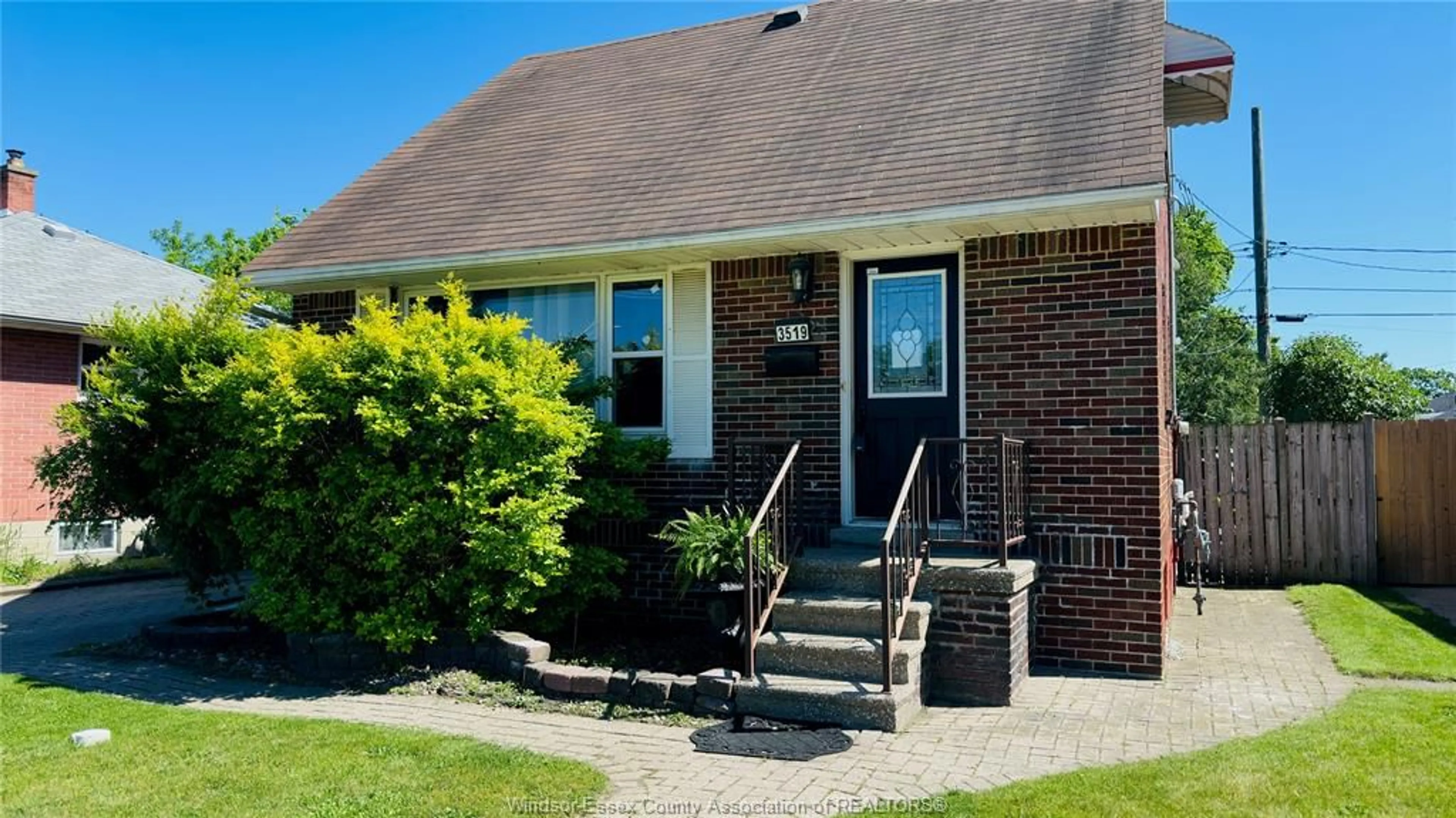 Home with brick exterior material, street for 3519 TECUMSEH Rd, Windsor Ontario N9C 2B6