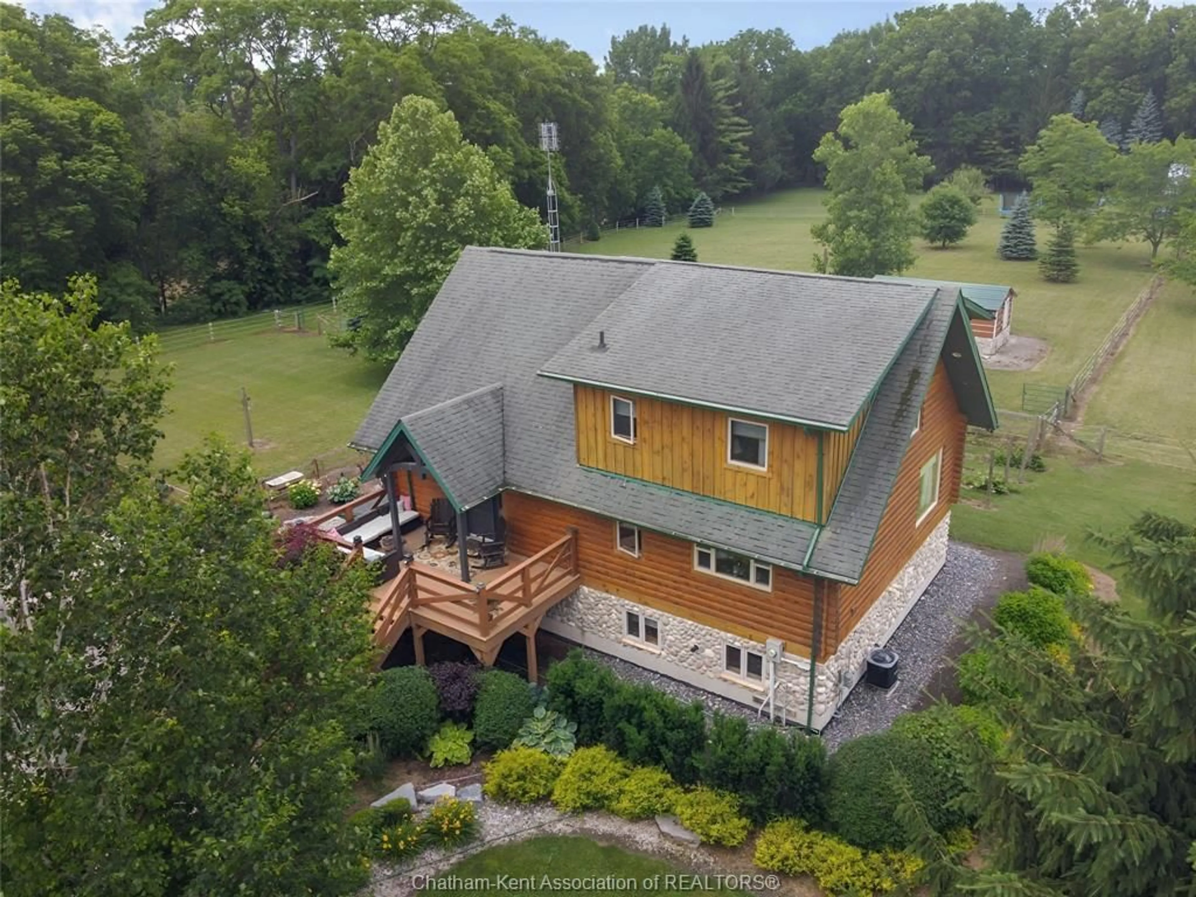 A pic from outside/outdoor area/front of a property/back of a property/a pic from drone, unknown for 11530 LONGWOODS Rd, Kent Bridge Ontario N0P 2K0
