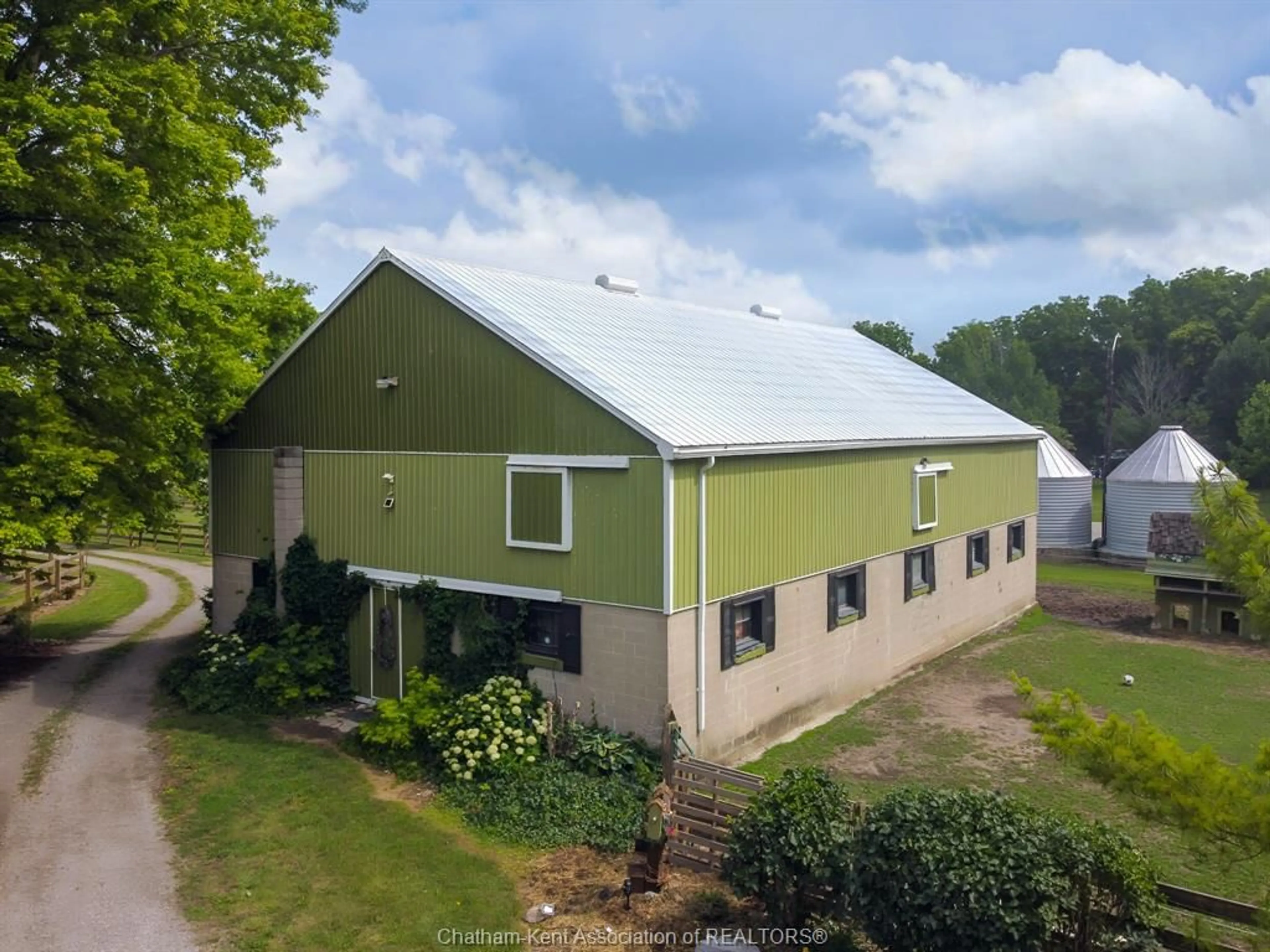 A pic from outside/outdoor area/front of a property/back of a property/a pic from drone, building for 11530 LONGWOODS Rd, Kent Bridge Ontario N0P 2K0