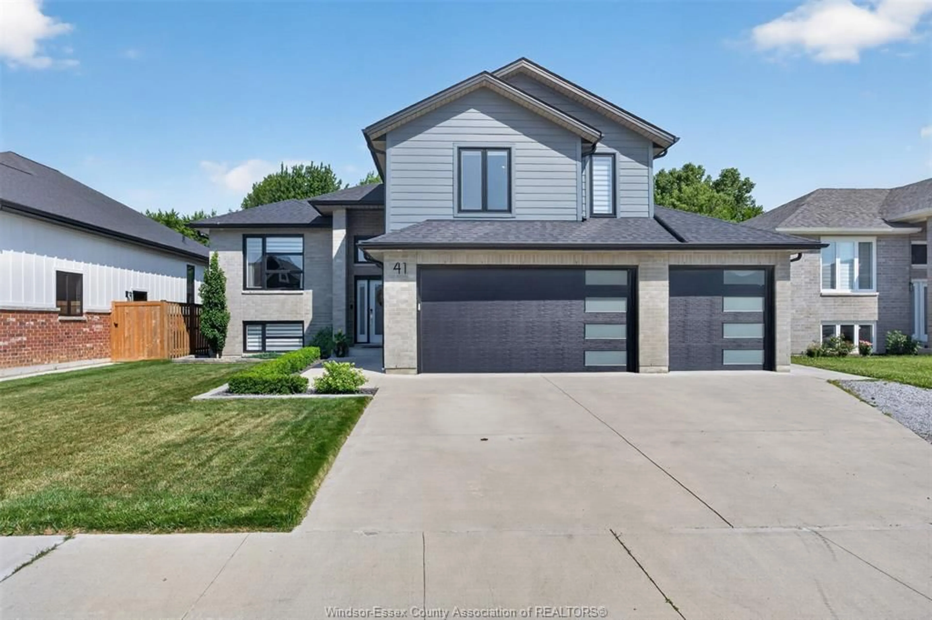 Home with brick exterior material, street for 41 Belleview Drive, Cottam Ontario N0R 1B0