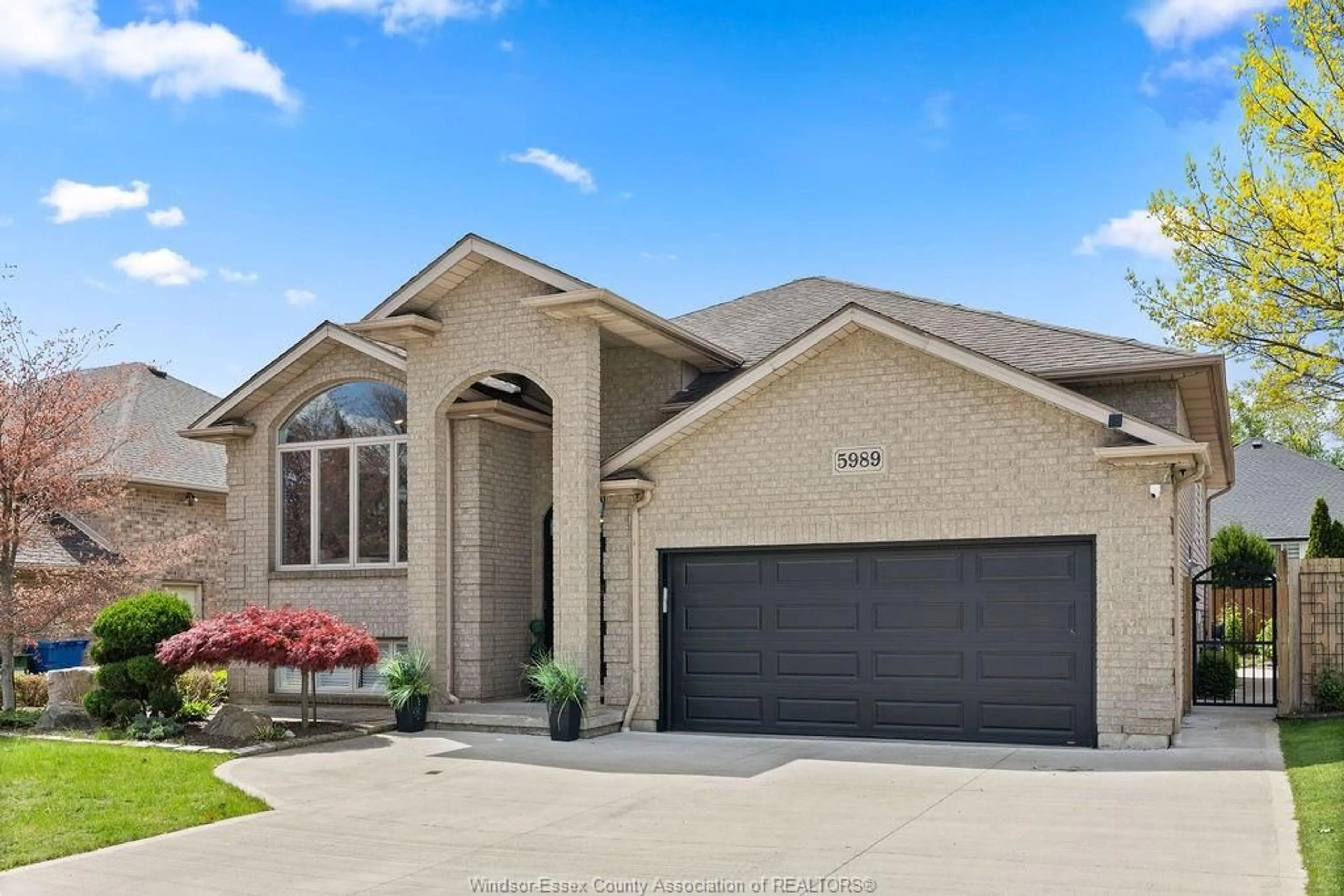 Home with brick exterior material, street for 5989 ROSEWOOD Cres, LaSalle Ontario N9J 3L7