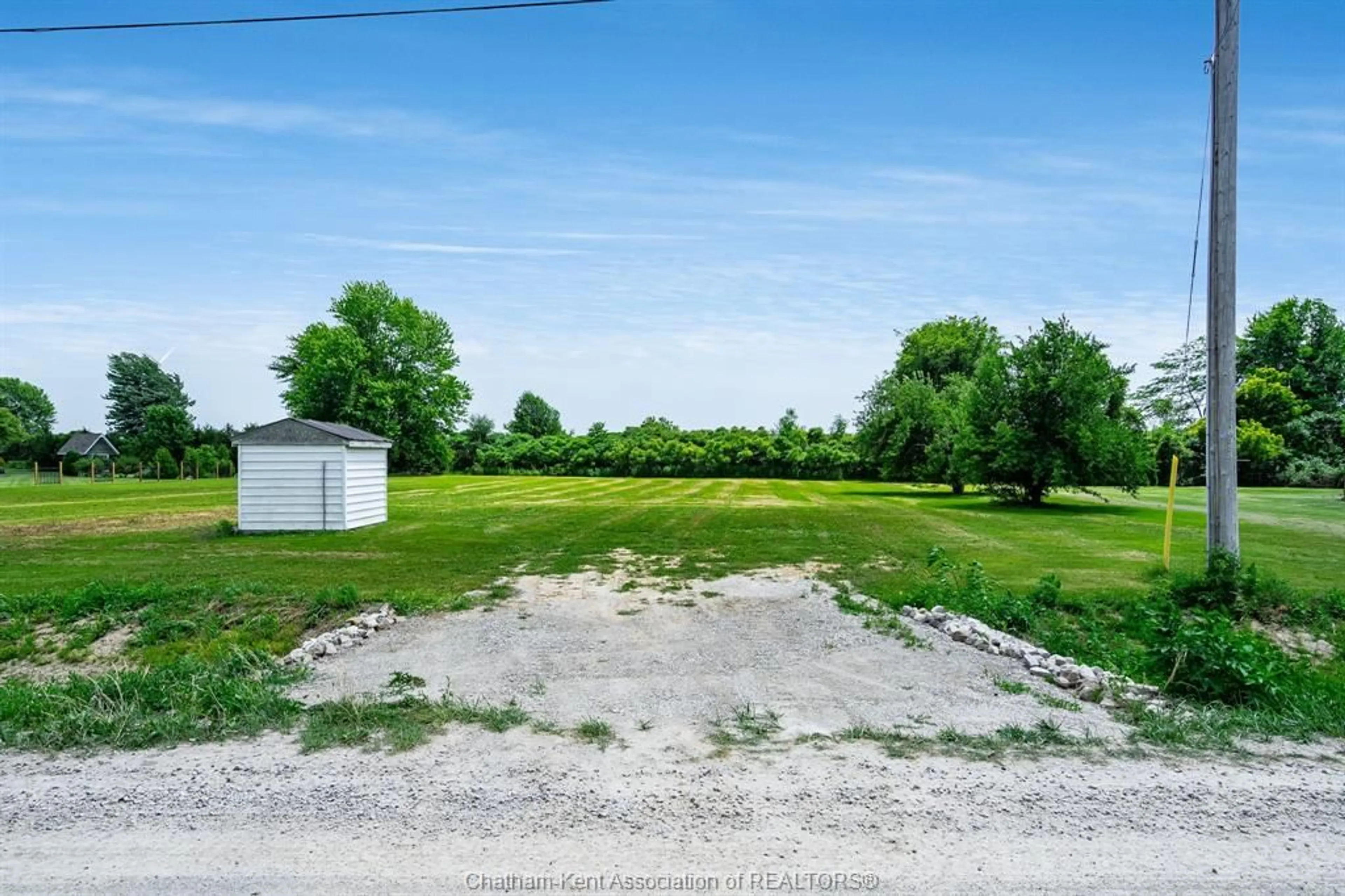 A pic from outside/outdoor area/front of a property/back of a property/a pic from drone, water/lake/river/ocean view for 5590 Sixth Line, Fletcher Ontario N0P 1W0