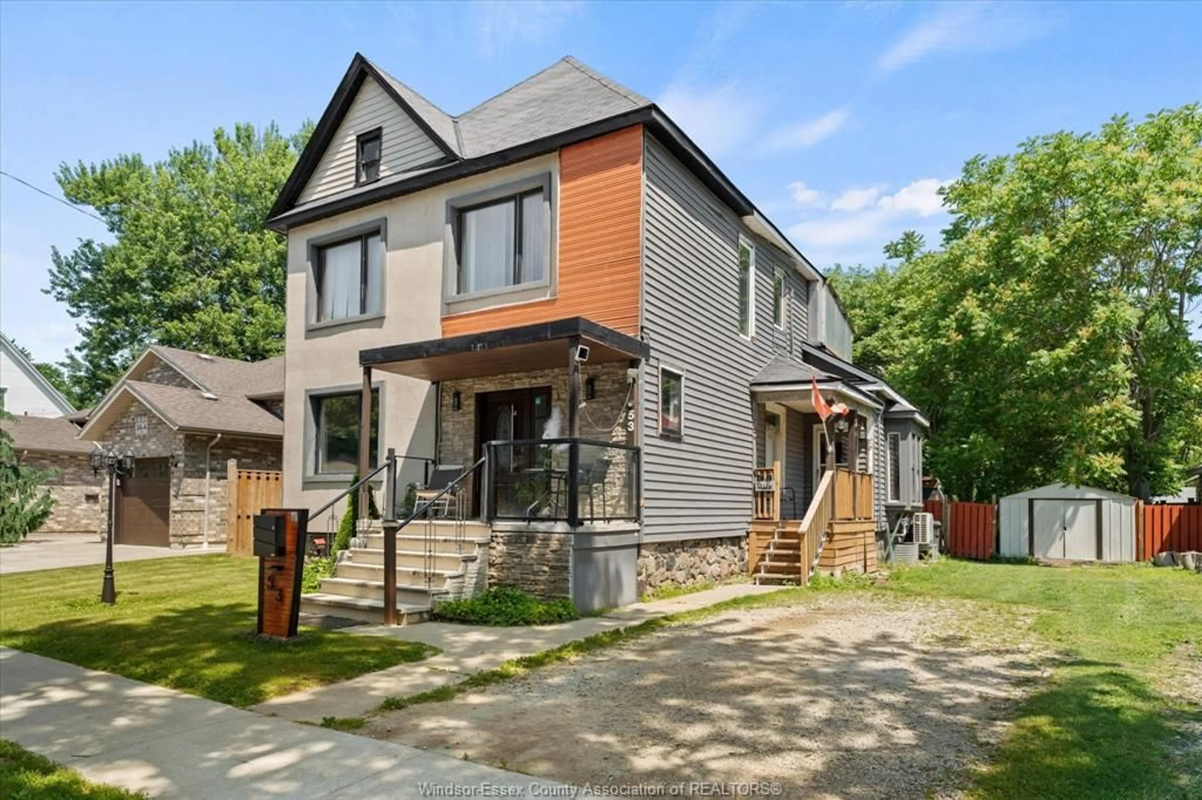 Home with brick exterior material, street for 53 ASKEW, Leamington Ontario N8H 1Y1