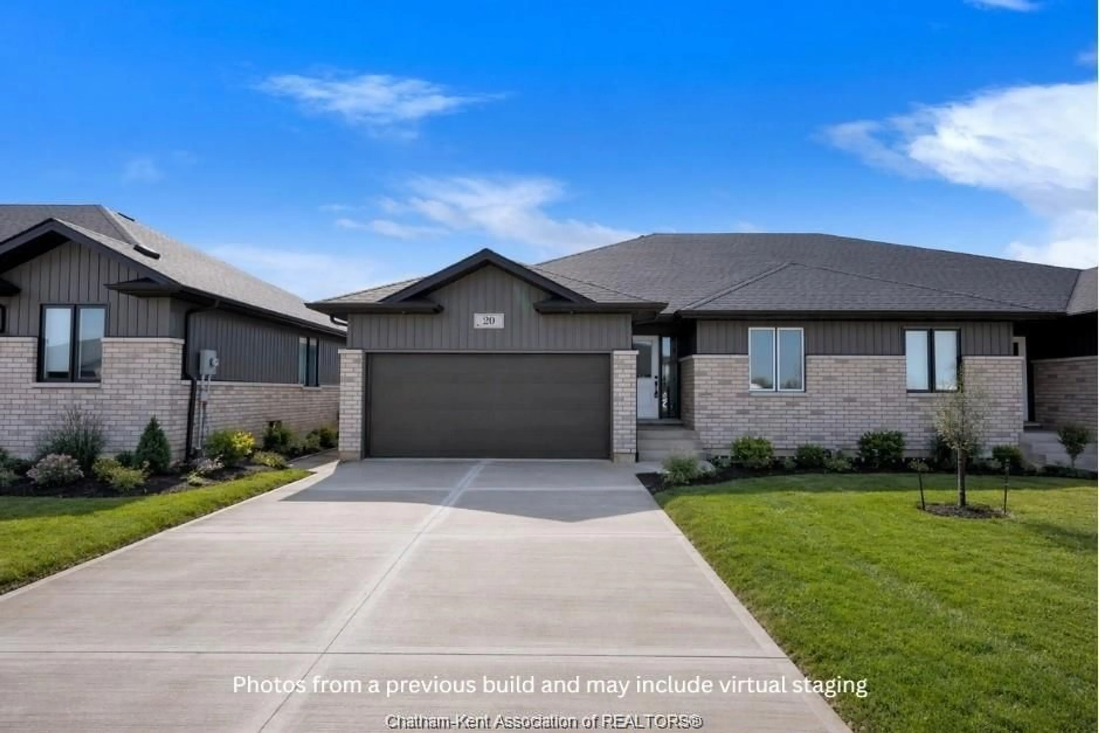 Home with brick exterior material, street for 27 Cornerstone Pl, Chatham Ontario N7M 0V8