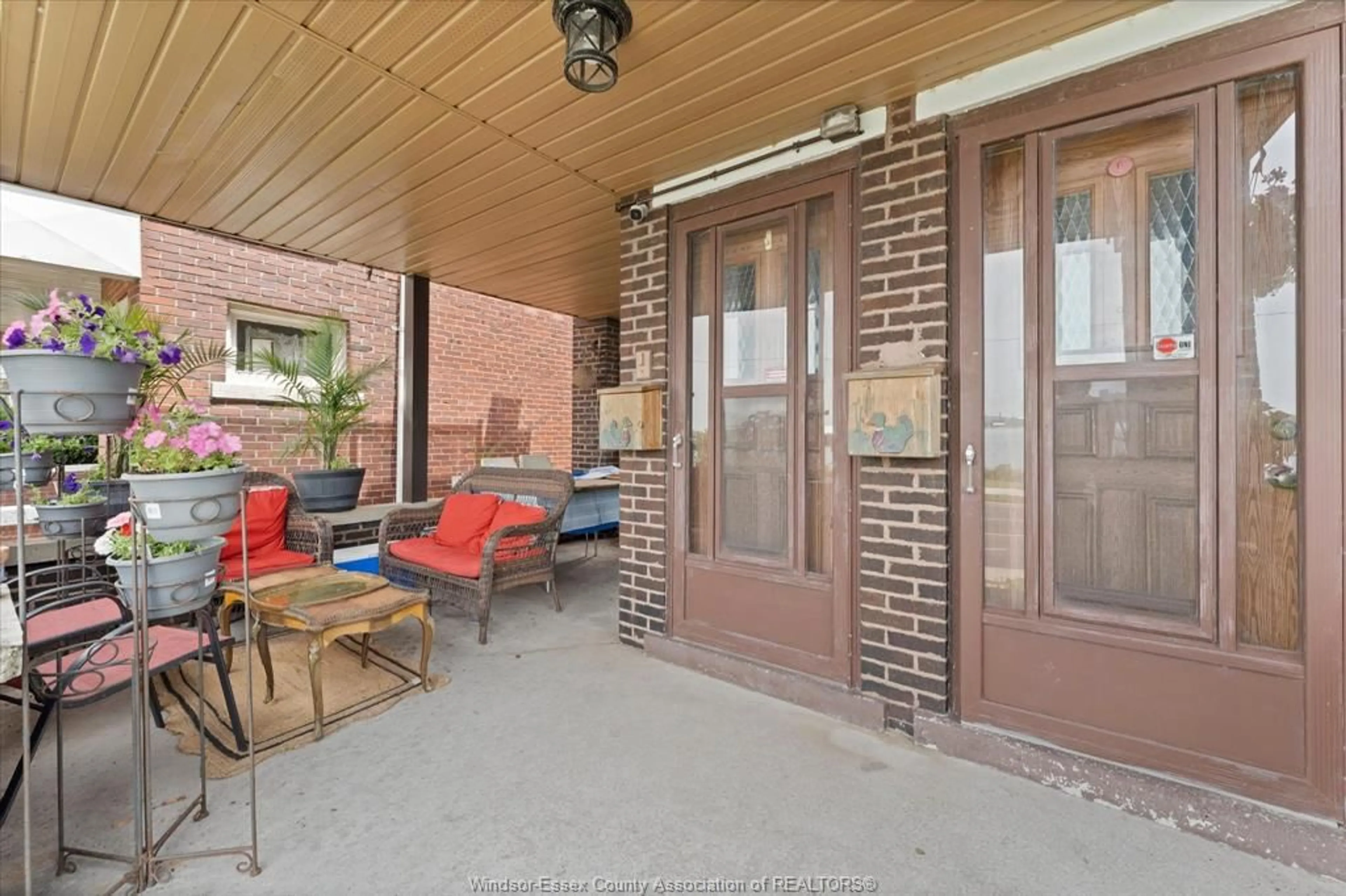 Patio, street for 1331 RIVERSIDE Dr, Windsor Ontario N9A 2T8