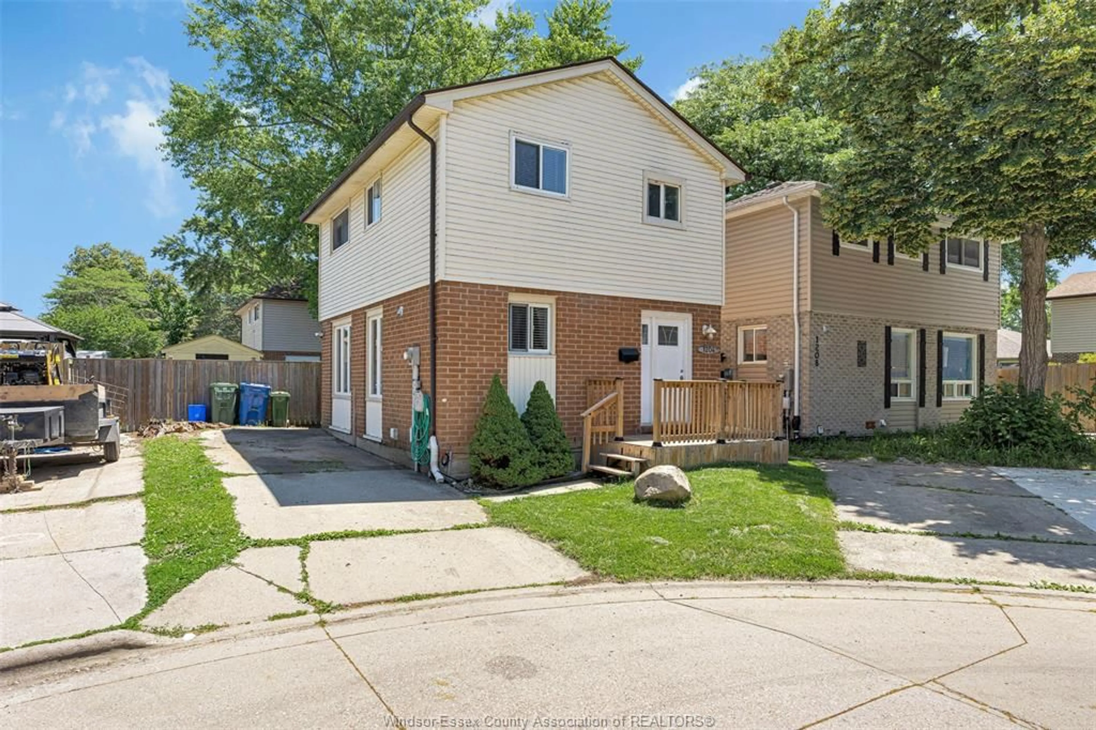 Home with brick exterior material, street for 1204 Copperfield PL, Windsor Ontario N8S 4G6