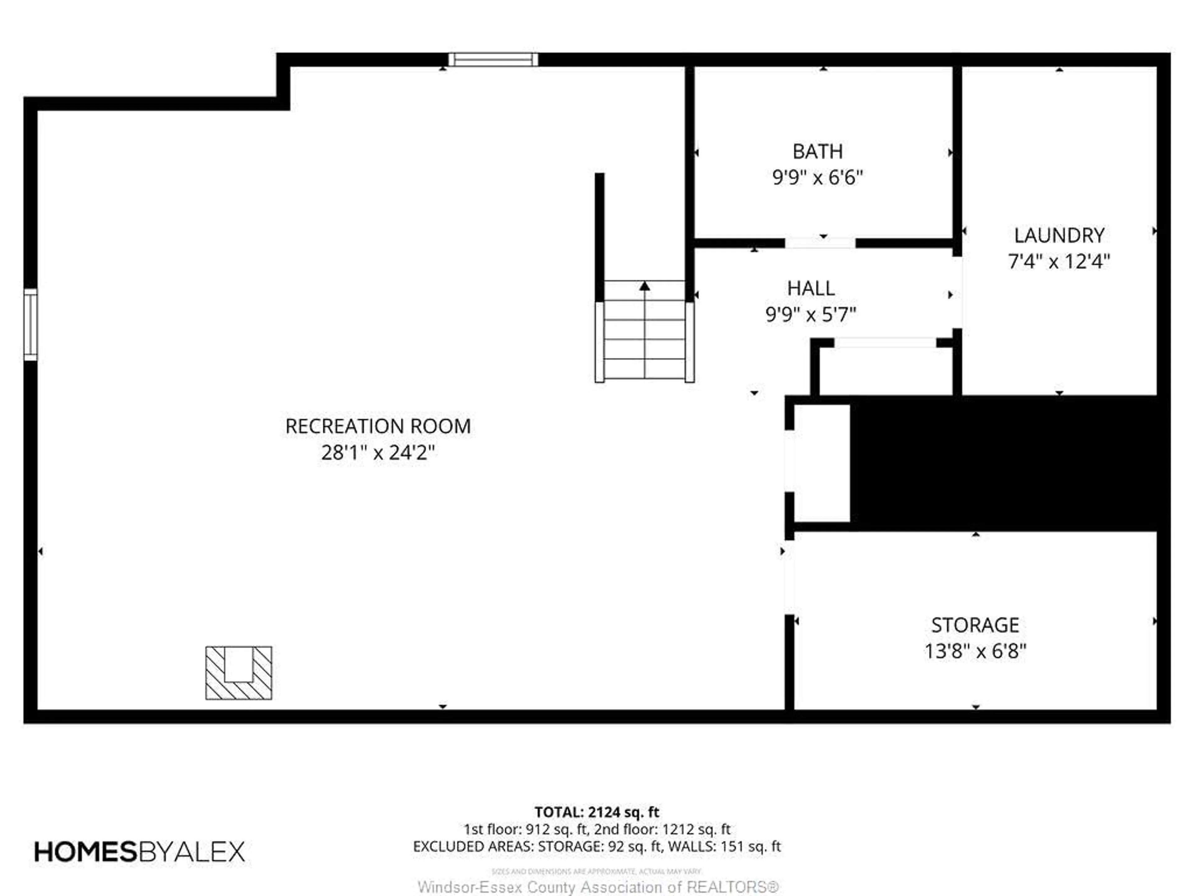 Floor plan for 2 SUMMER Crt, Windsor Ontario N9E 1R1