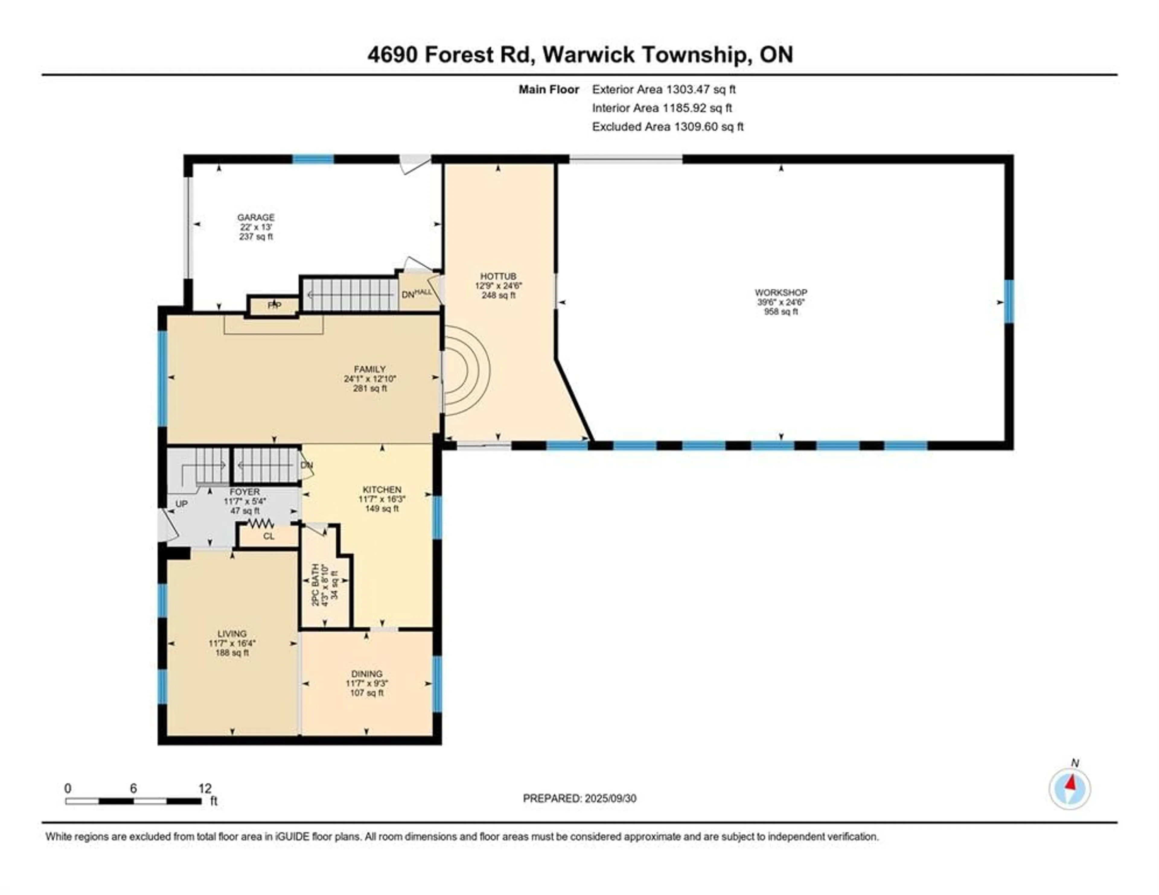 Floor plan for 4690 FOREST Rd, Brooke-Alvinston Ontario N0M 2S0