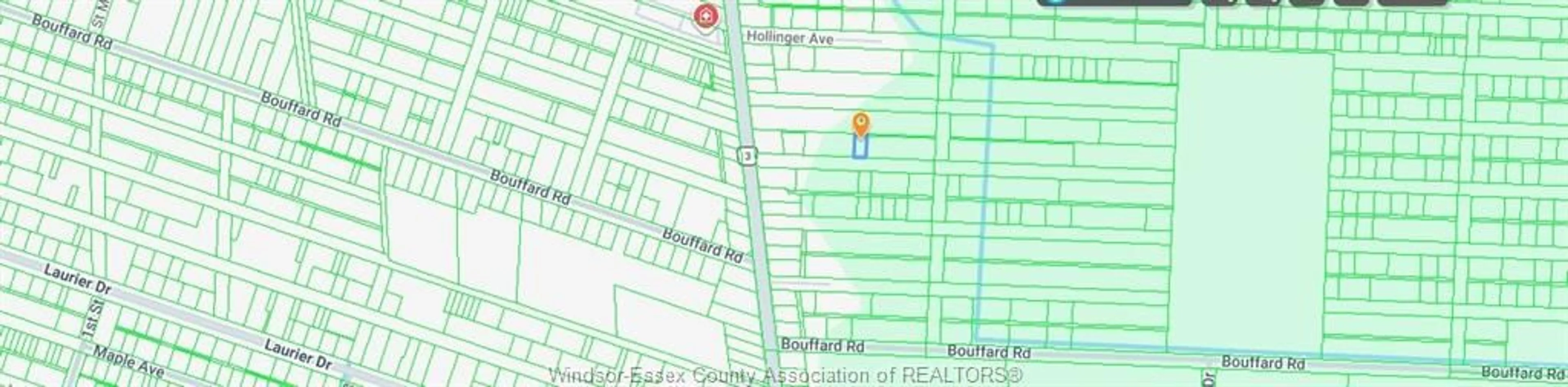 Picture of a map for V/L WITLOCK Ave, LaSalle Ontario N9H 1T5