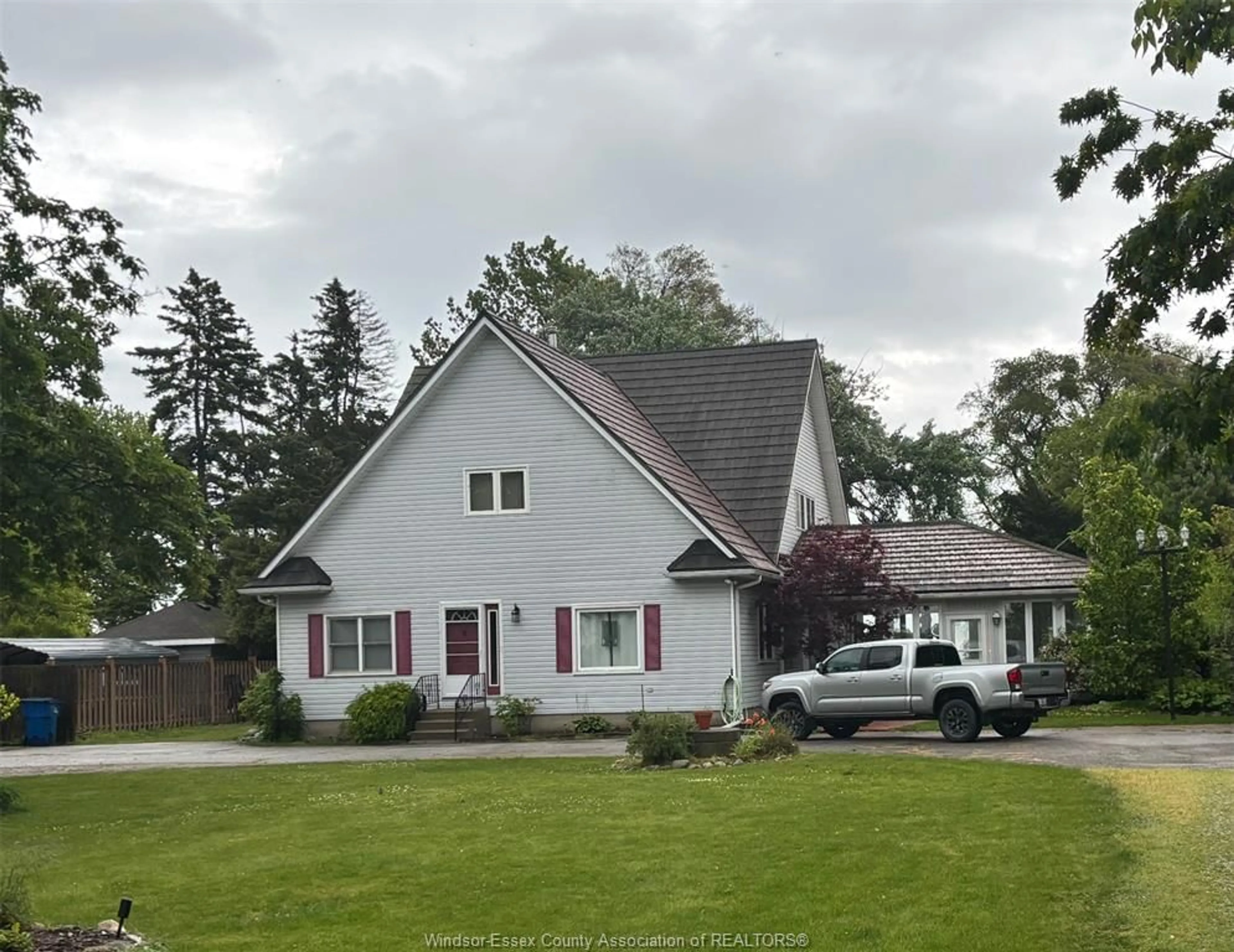 Home with vinyl exterior material, street for 3280 TALBOT Trail, Wheatley Ontario N0P 2P0