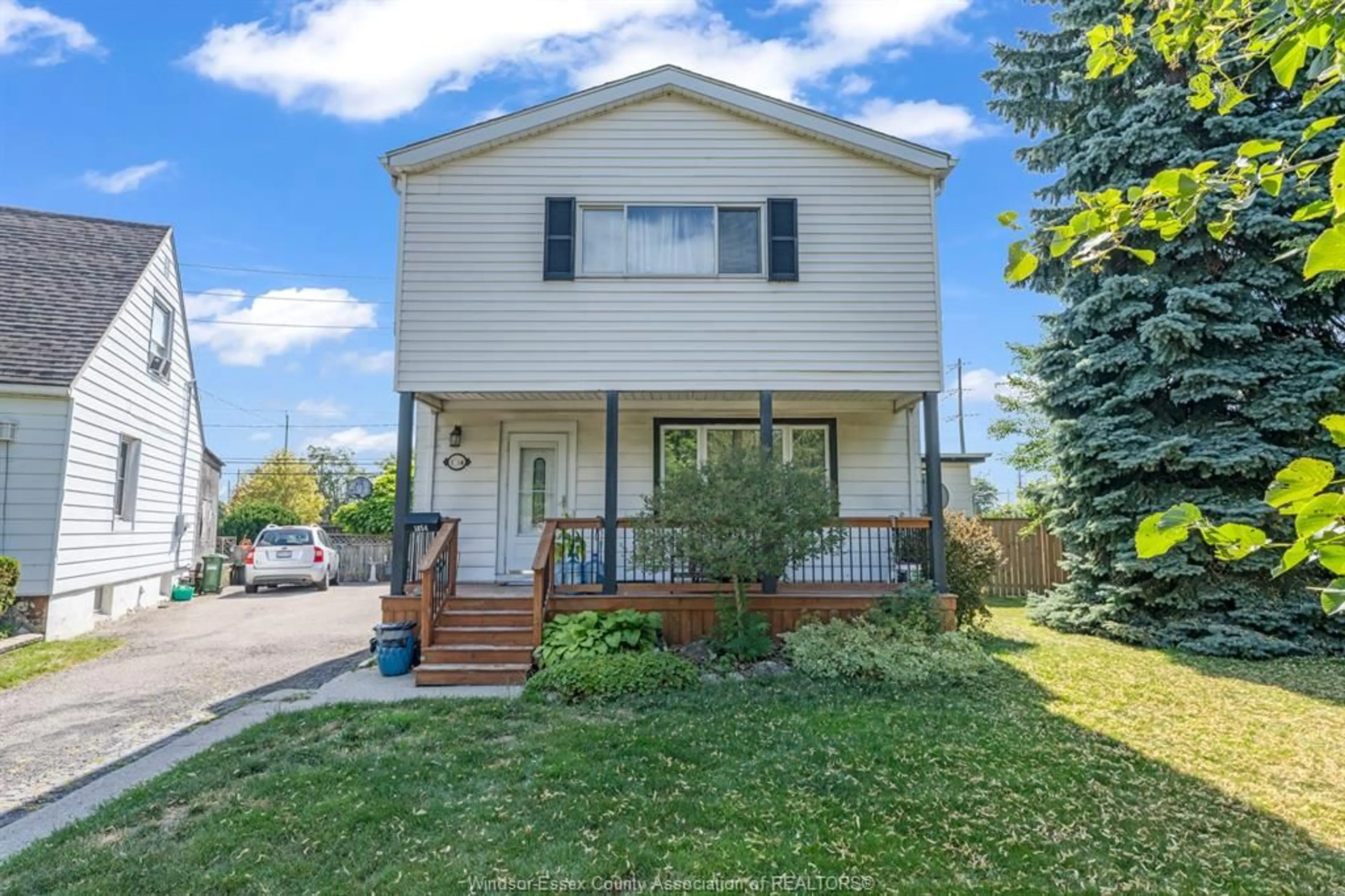 Home with vinyl exterior material, street for 1854 Byng Rd, Windsor Ontario N8W 3C9