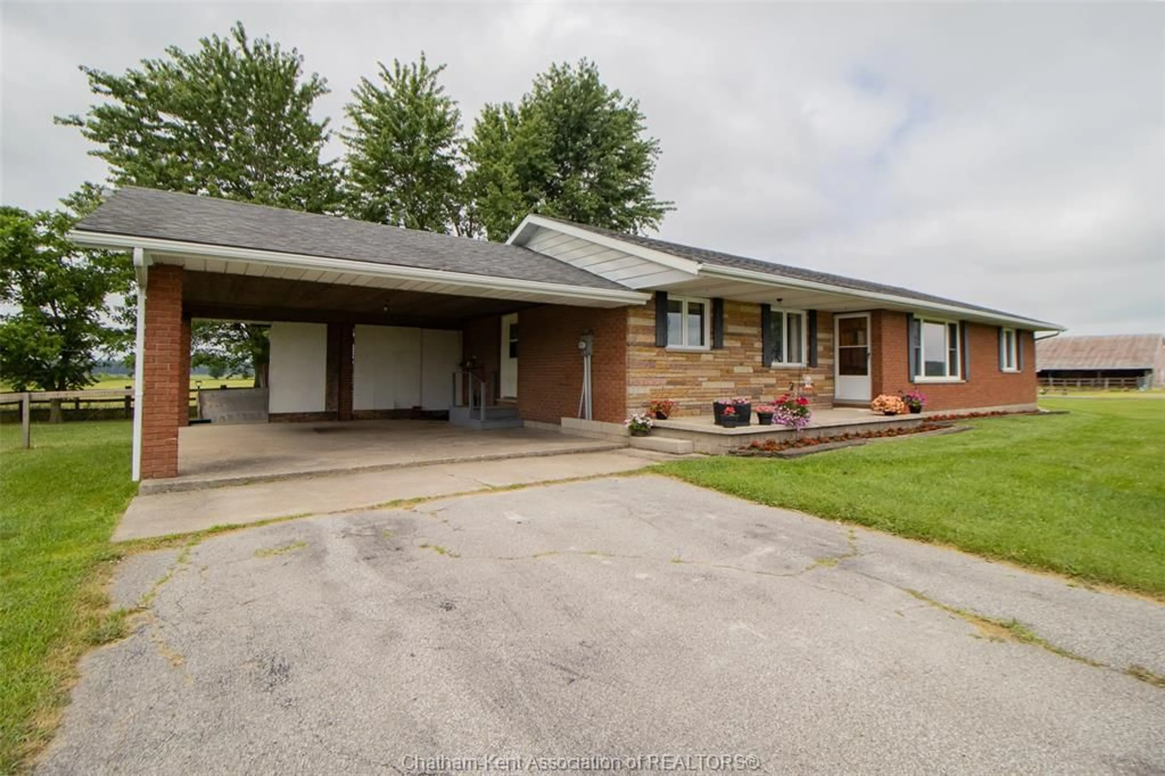 Home with brick exterior material, street for 12825 GRAHAM Rd, West Lorne Ontario N0L 2P0