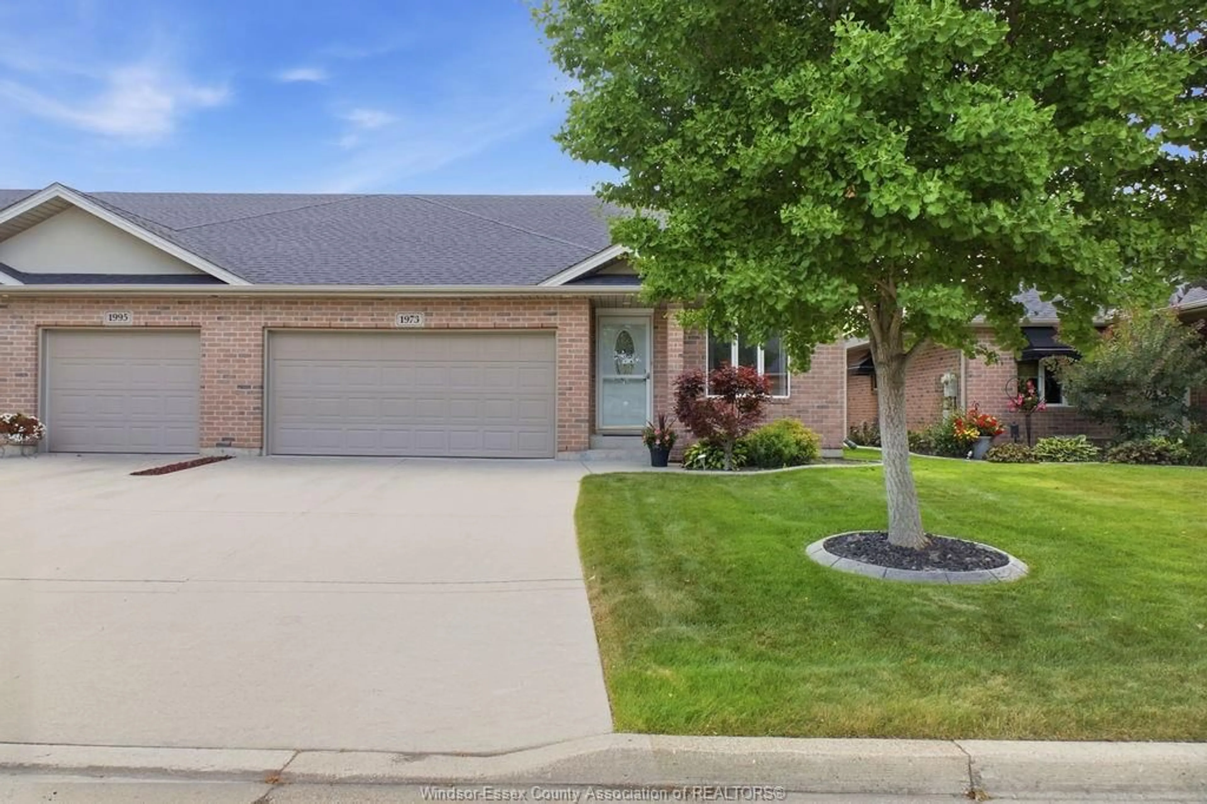Home with brick exterior material, street for 1973 VENETIAN Ave, Windsor Ontario N8P 2A1