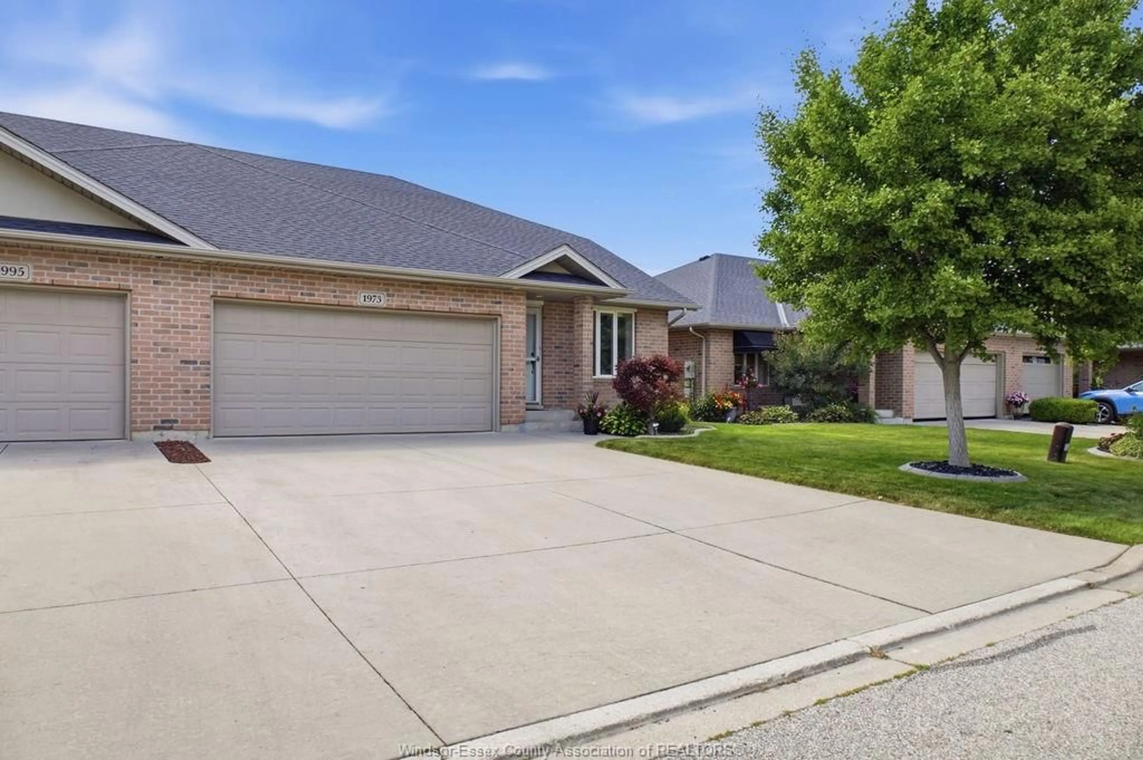 Home with brick exterior material, street for 1973 VENETIAN Ave, Windsor Ontario N8P 2A1