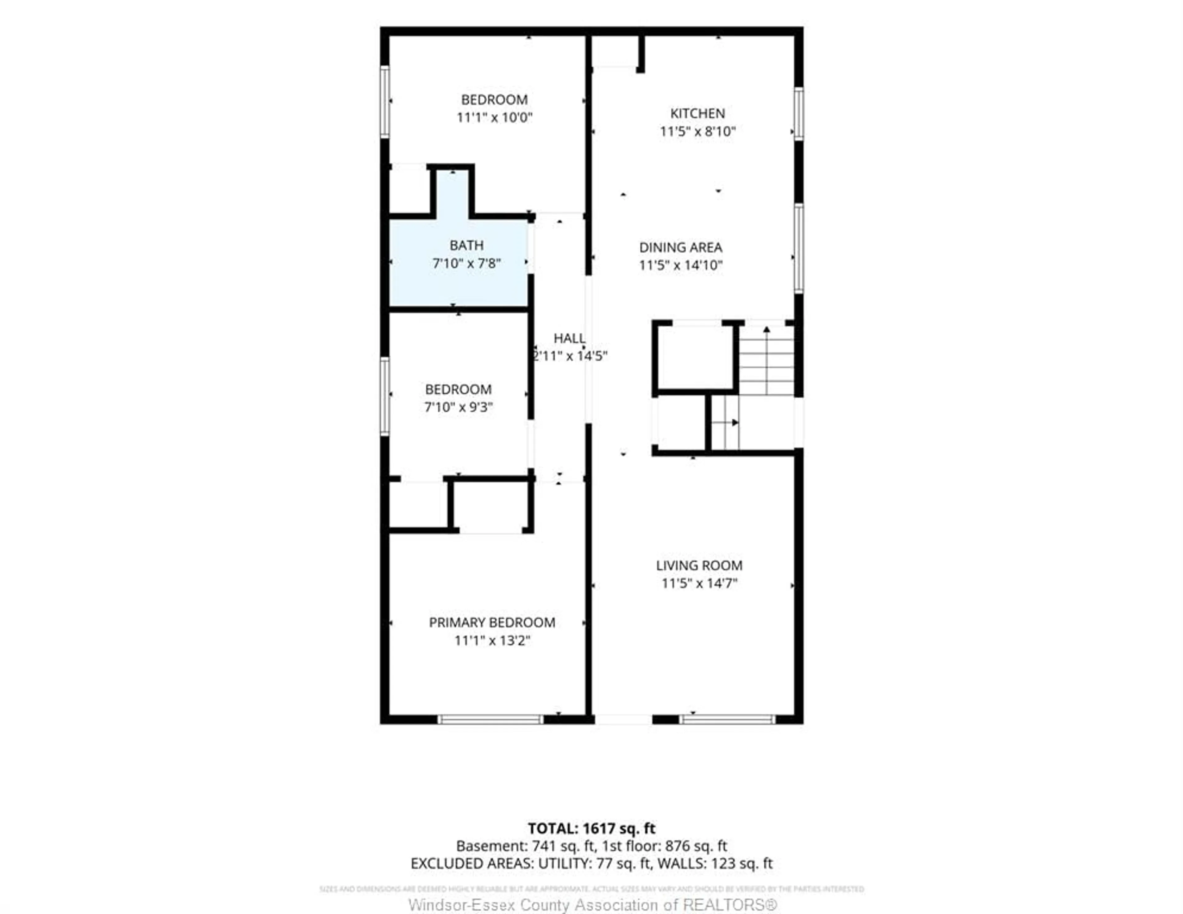 Floor plan for 910 ST. LUKE, Windsor Ontario N9J 3J7