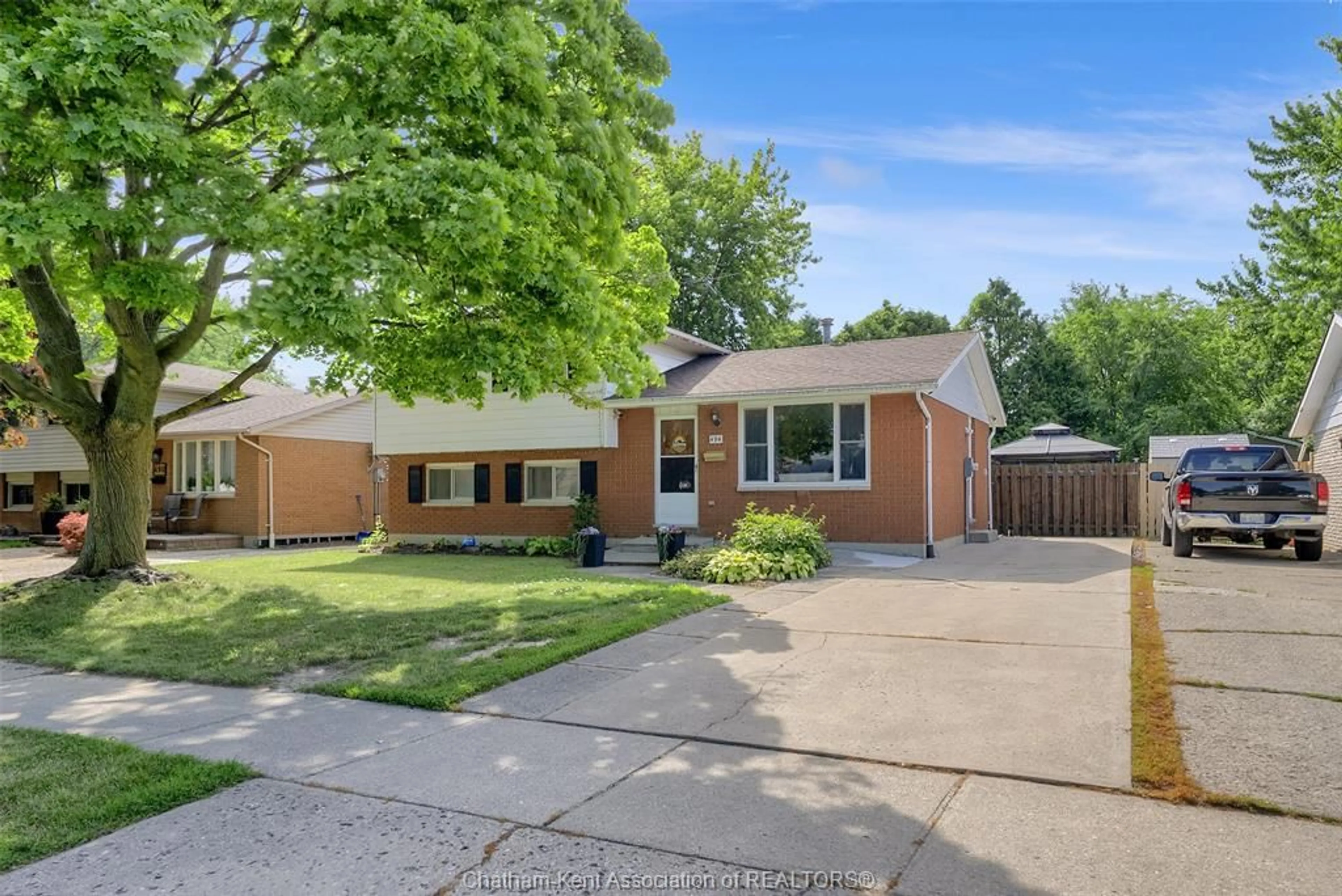 Home with brick exterior material, street for 494 McNaughton Ave, Chatham Ontario N7L 4J3