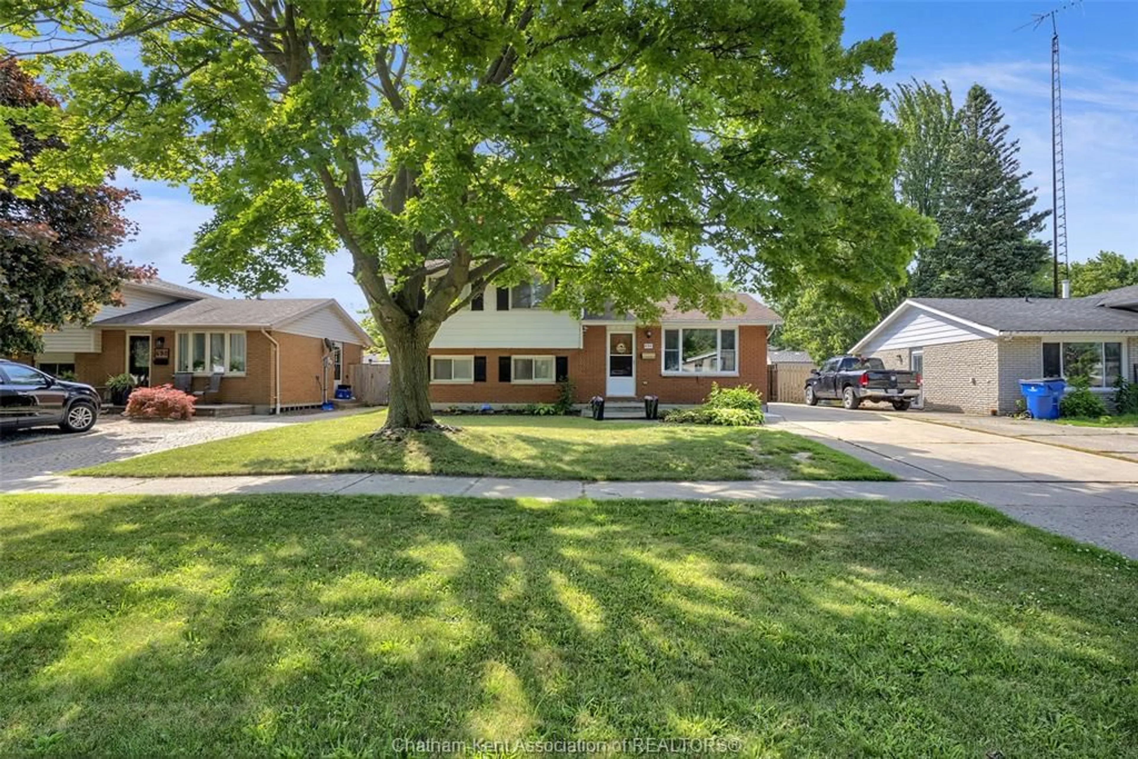 Home with brick exterior material, street for 494 McNaughton Ave, Chatham Ontario N7L 4J3