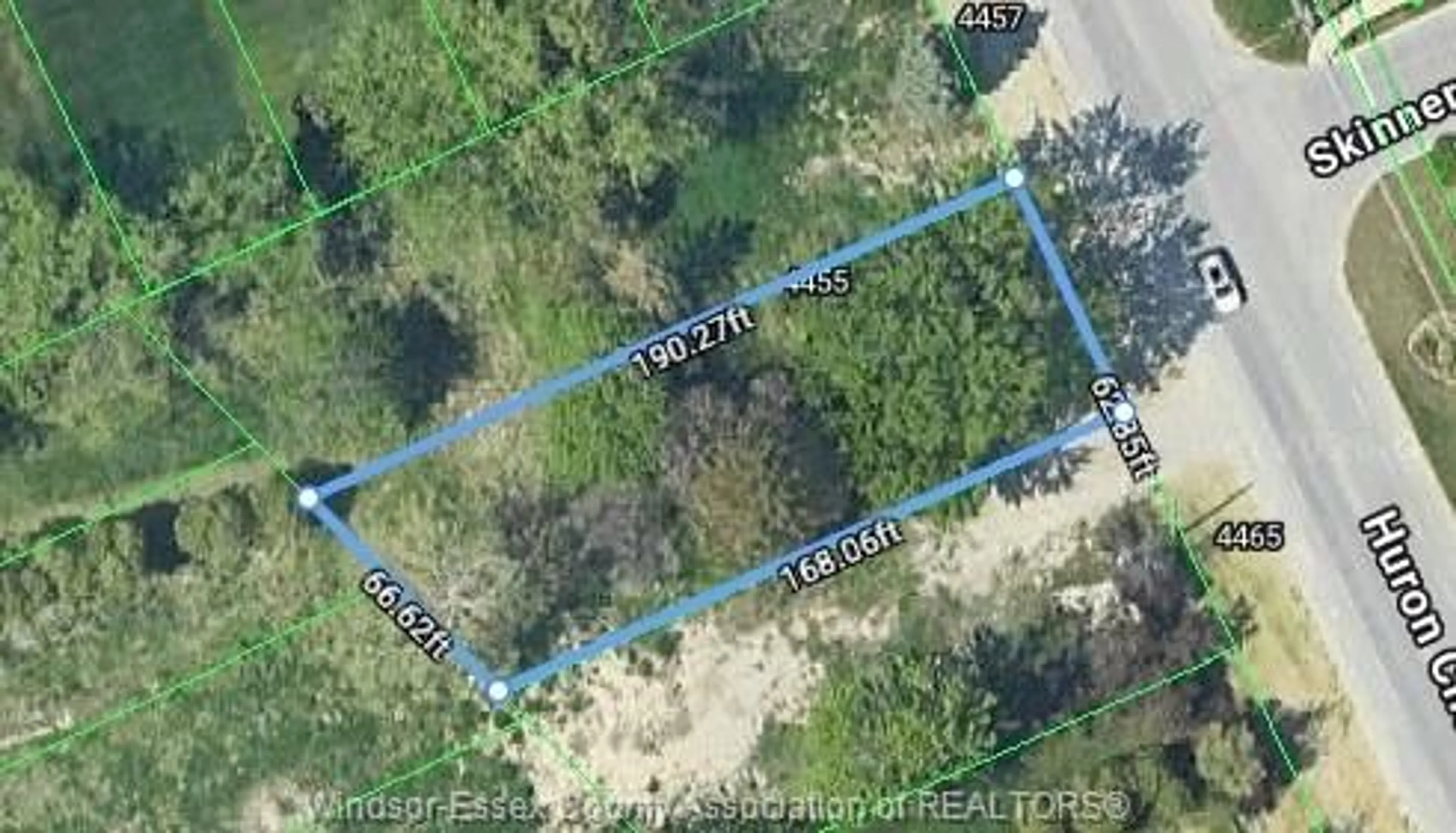 A pic from outside/outdoor area/front of a property/back of a property/a pic from drone, street for V/L Huron Church Line Rd #Lot #2, LaSalle Ontario N9H 1H3