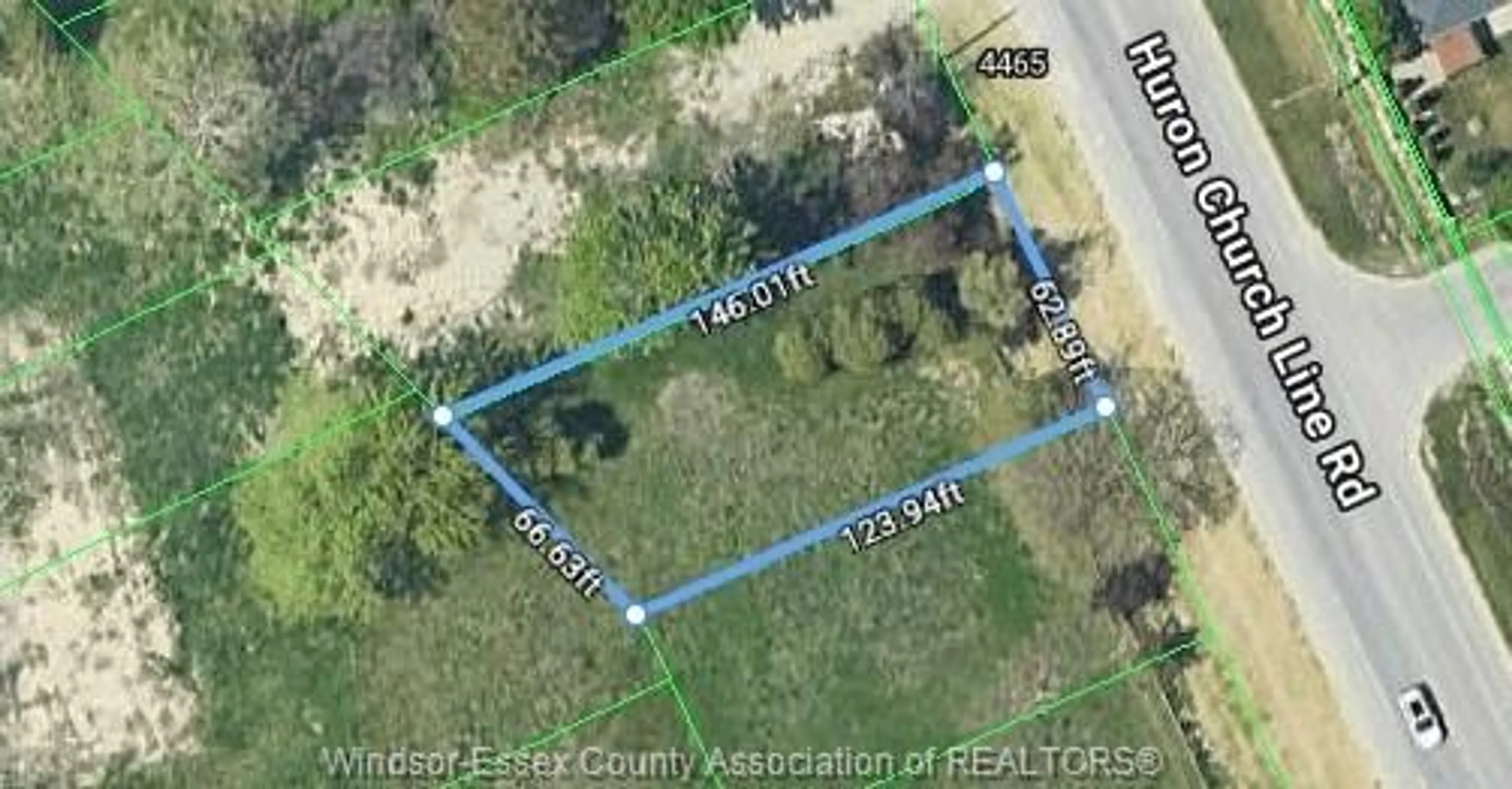 A pic from outside/outdoor area/front of a property/back of a property/a pic from drone, street for V/L Huron Church Line Rd #LOT #4, LaSalle Ontario N9H 1H3