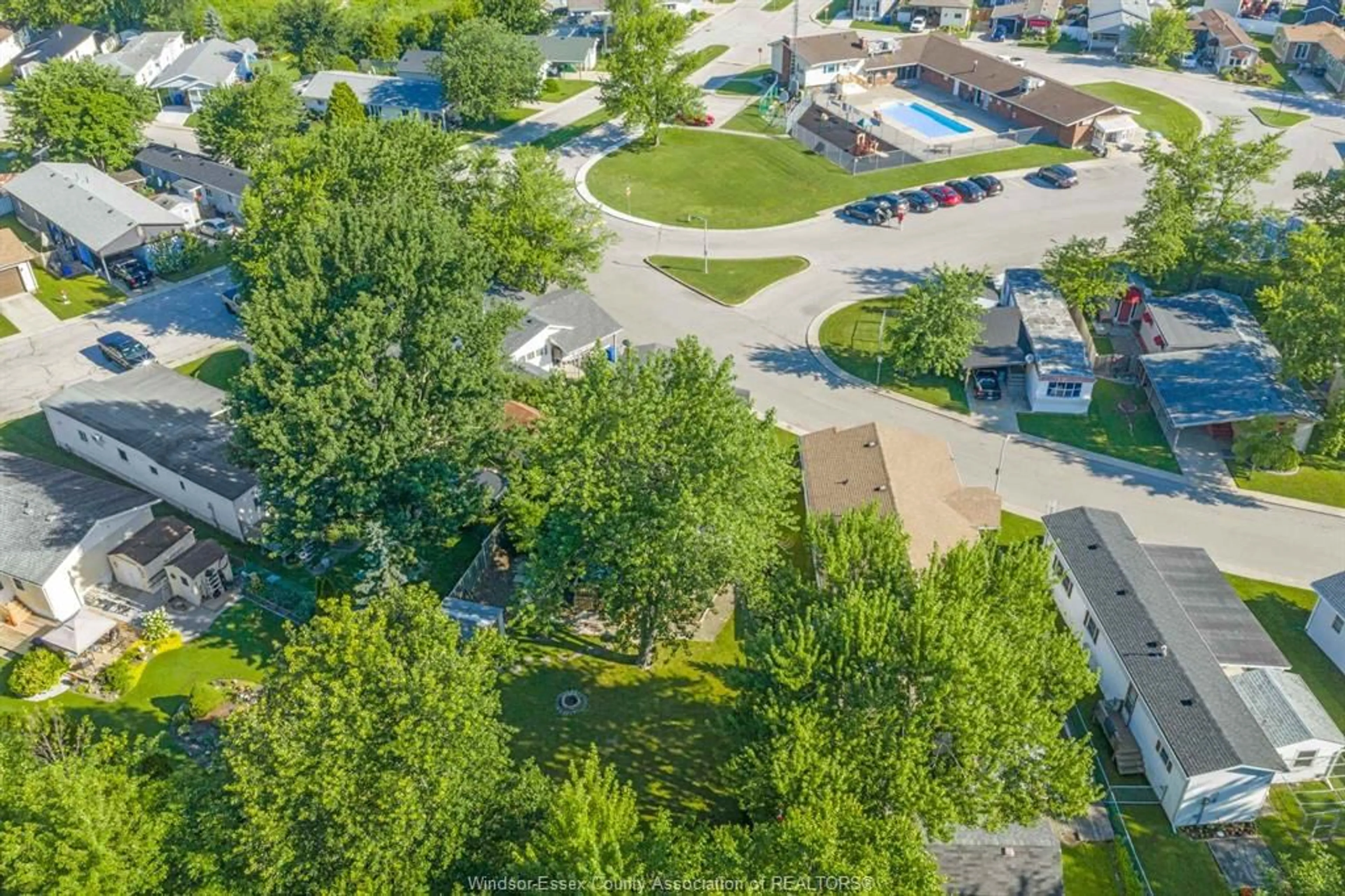 A pic from outside/outdoor area/front of a property/back of a property/a pic from drone, street for 1 Spruce St, McGregor Ontario N0R 1J0