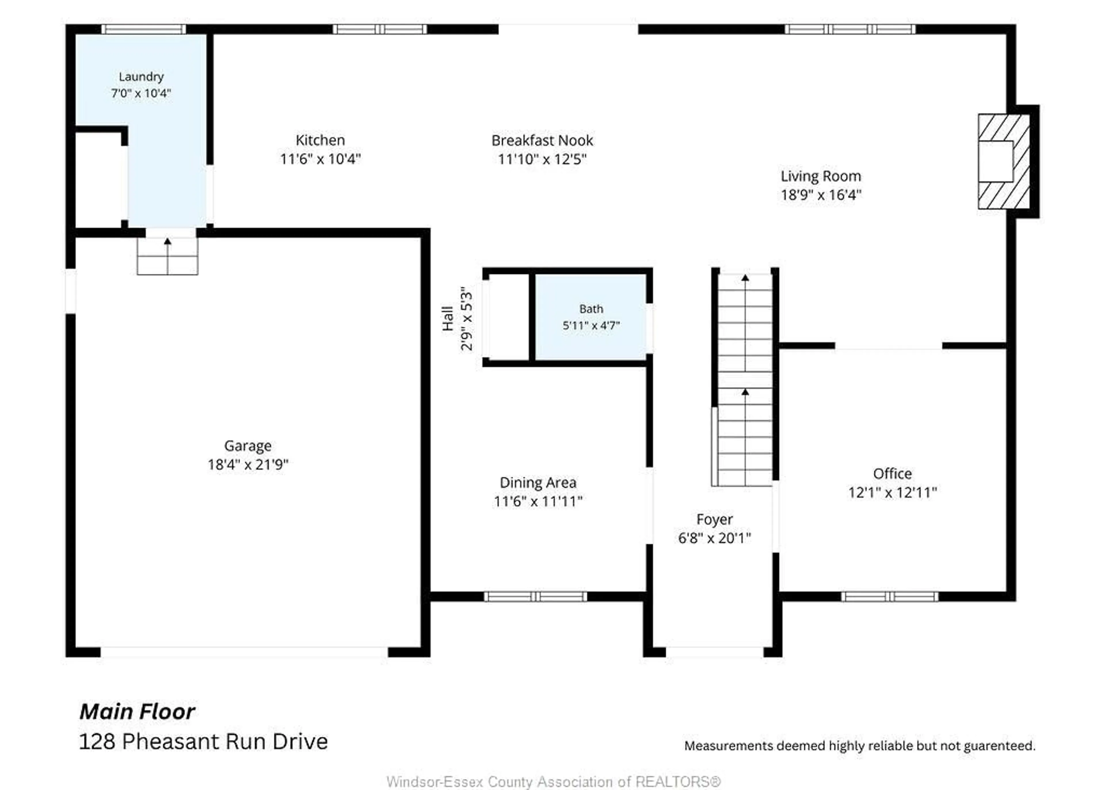 Floor plan for 128 Pheasant Run Dr, Lakeshore Ontario N8L 0Z7
