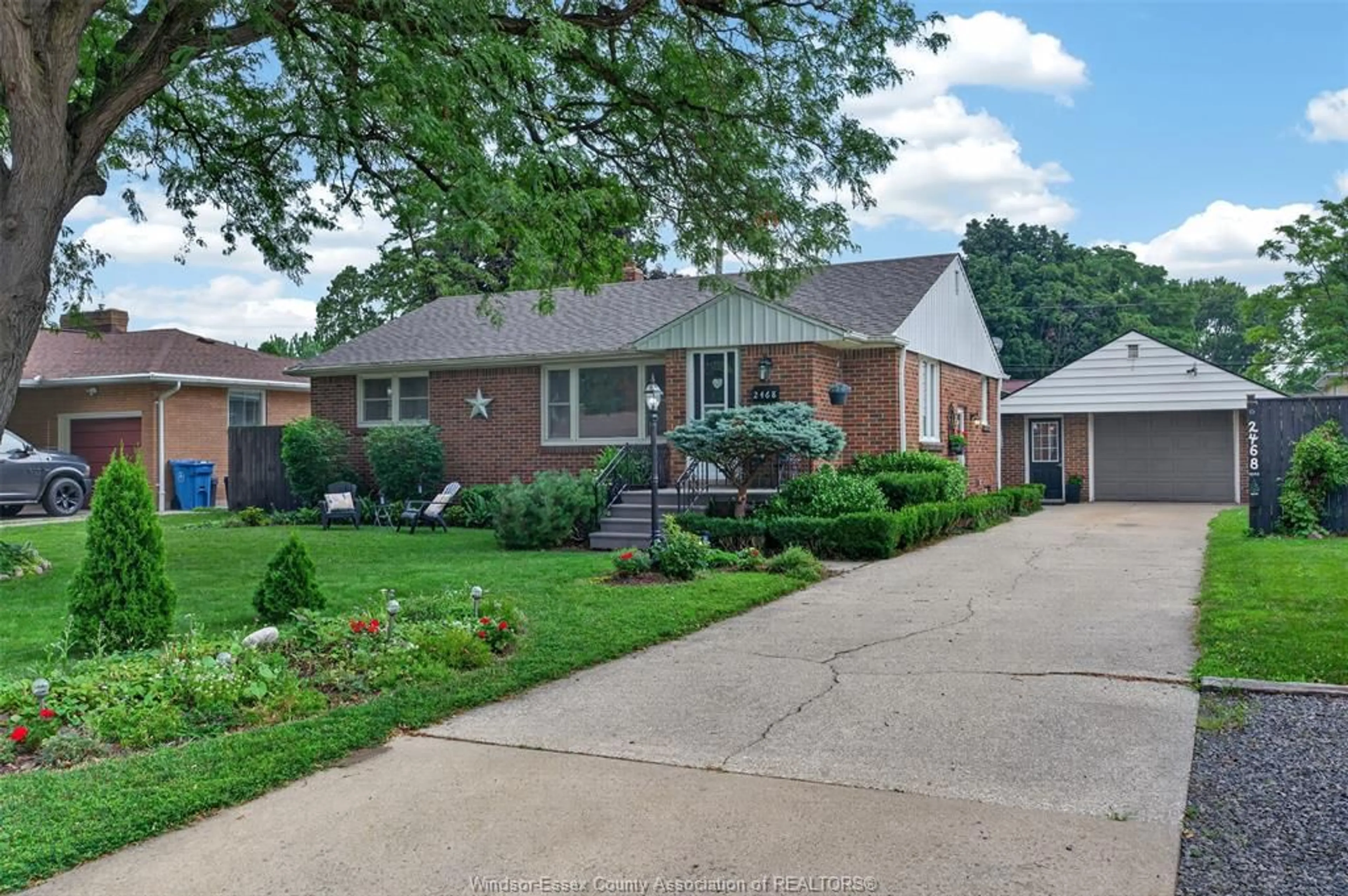 Home with brick exterior material, street for 2468 Mark, Windsor Ontario N9E 2W3