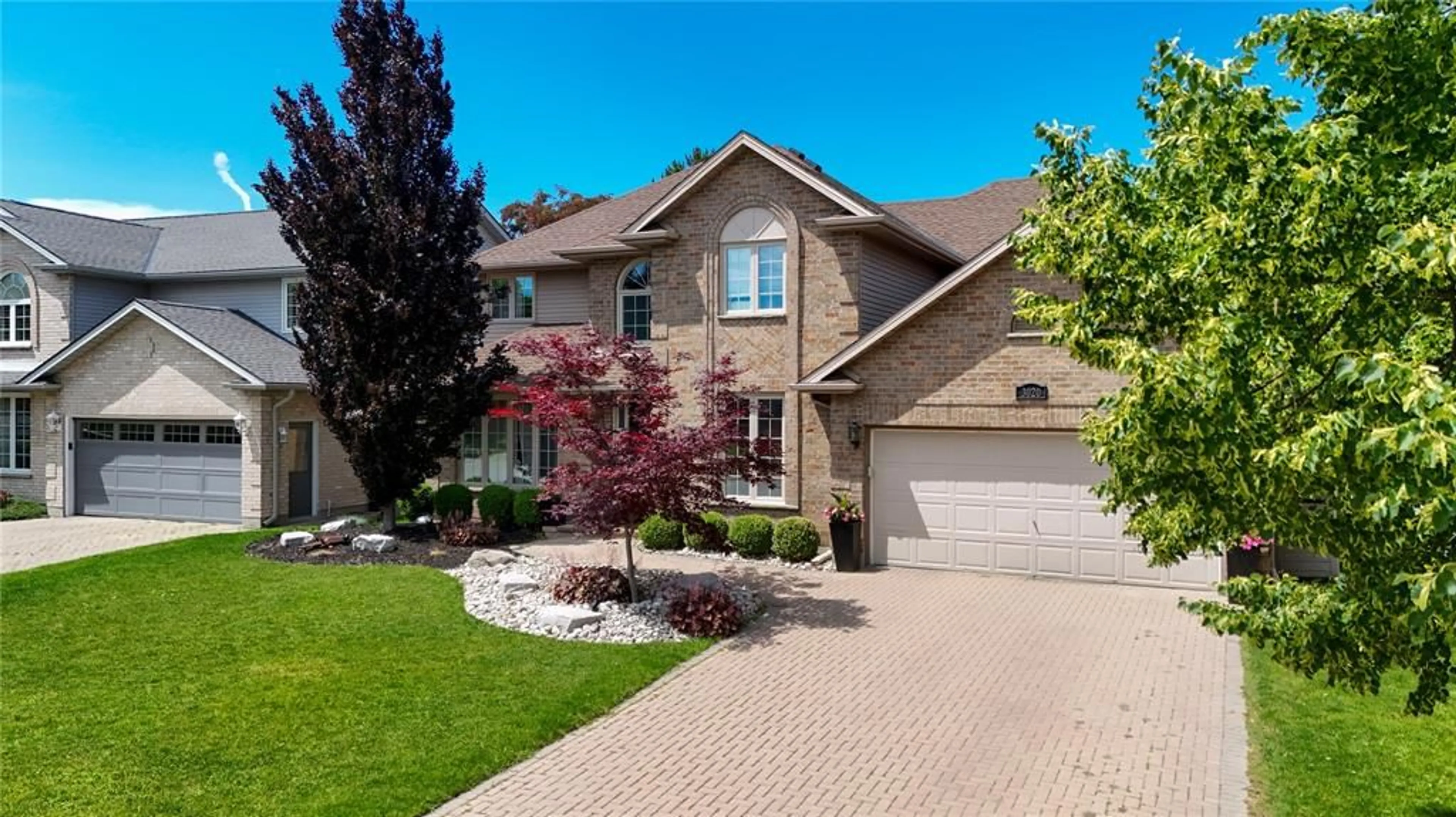 Home with brick exterior material, street for 3020 MAIDSTONE Cres, Sarnia Ontario N0N 1C0