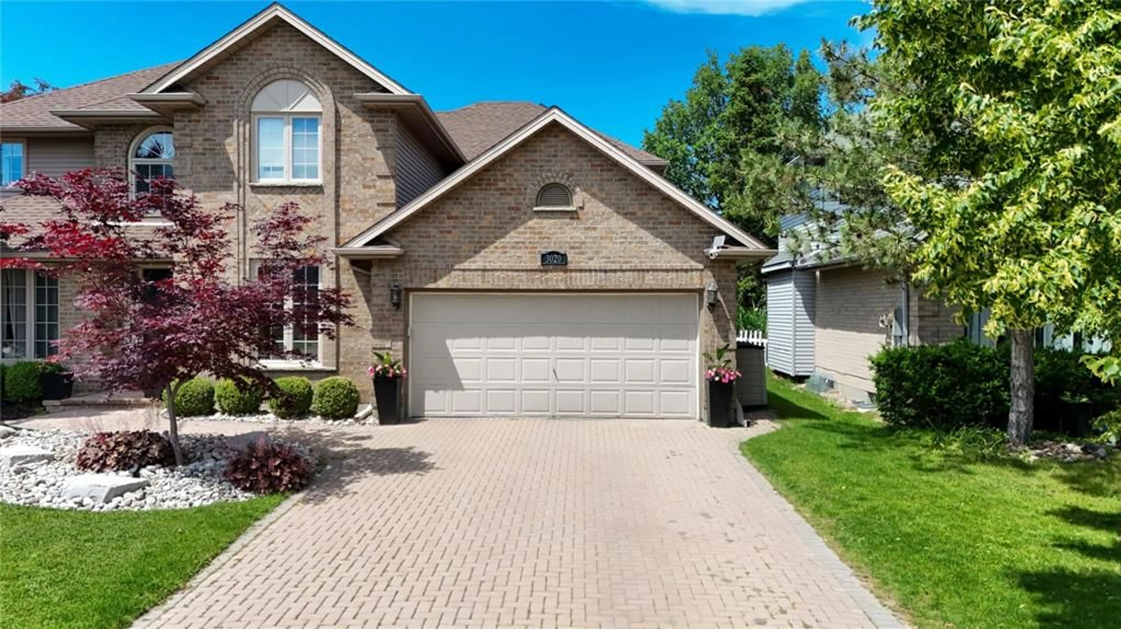 Home with brick exterior material, street for 3020 MAIDSTONE Cres, Sarnia Ontario N0N 1C0