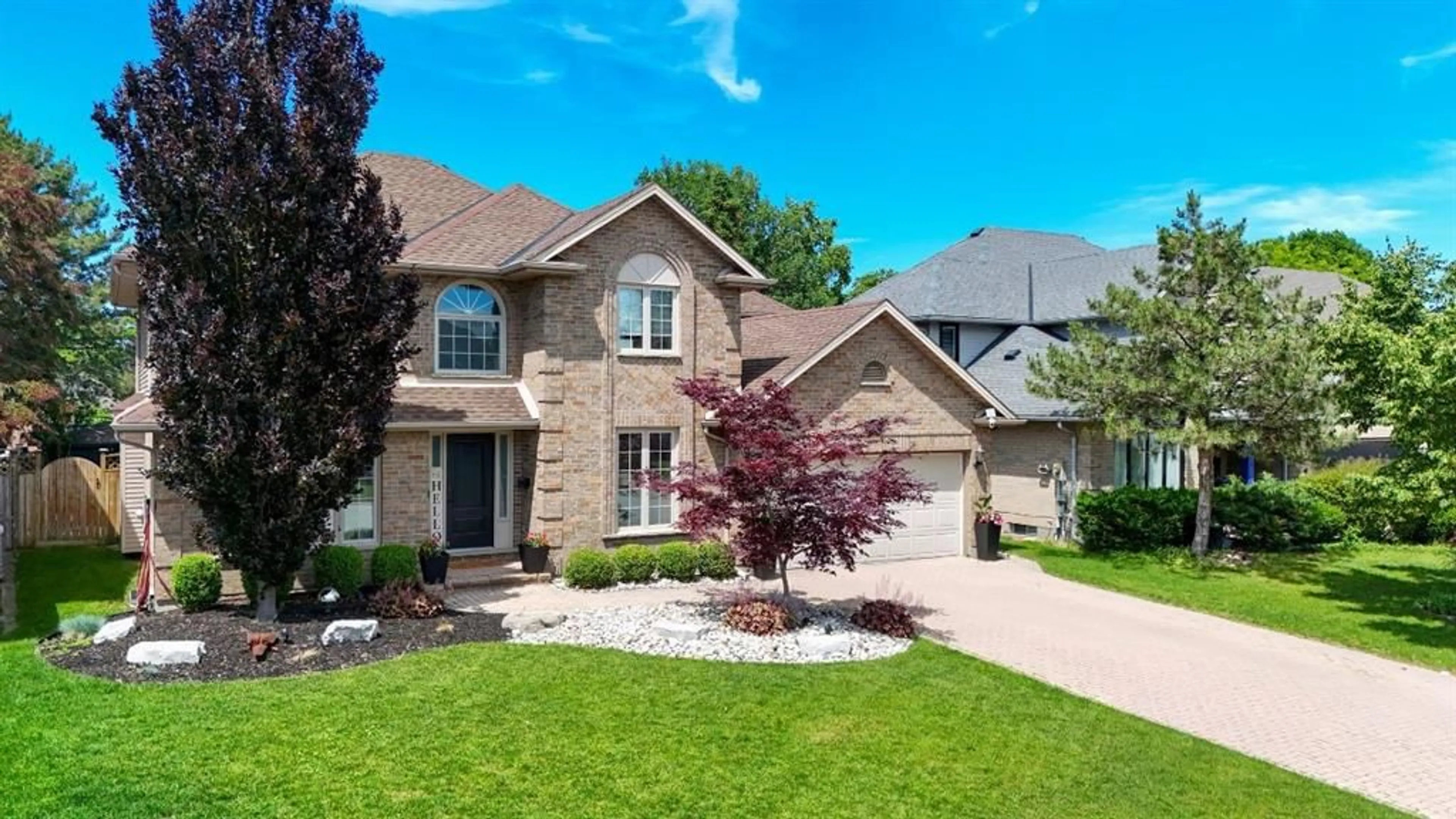 Home with brick exterior material, street for 3020 MAIDSTONE Cres, Sarnia Ontario N0N 1C0